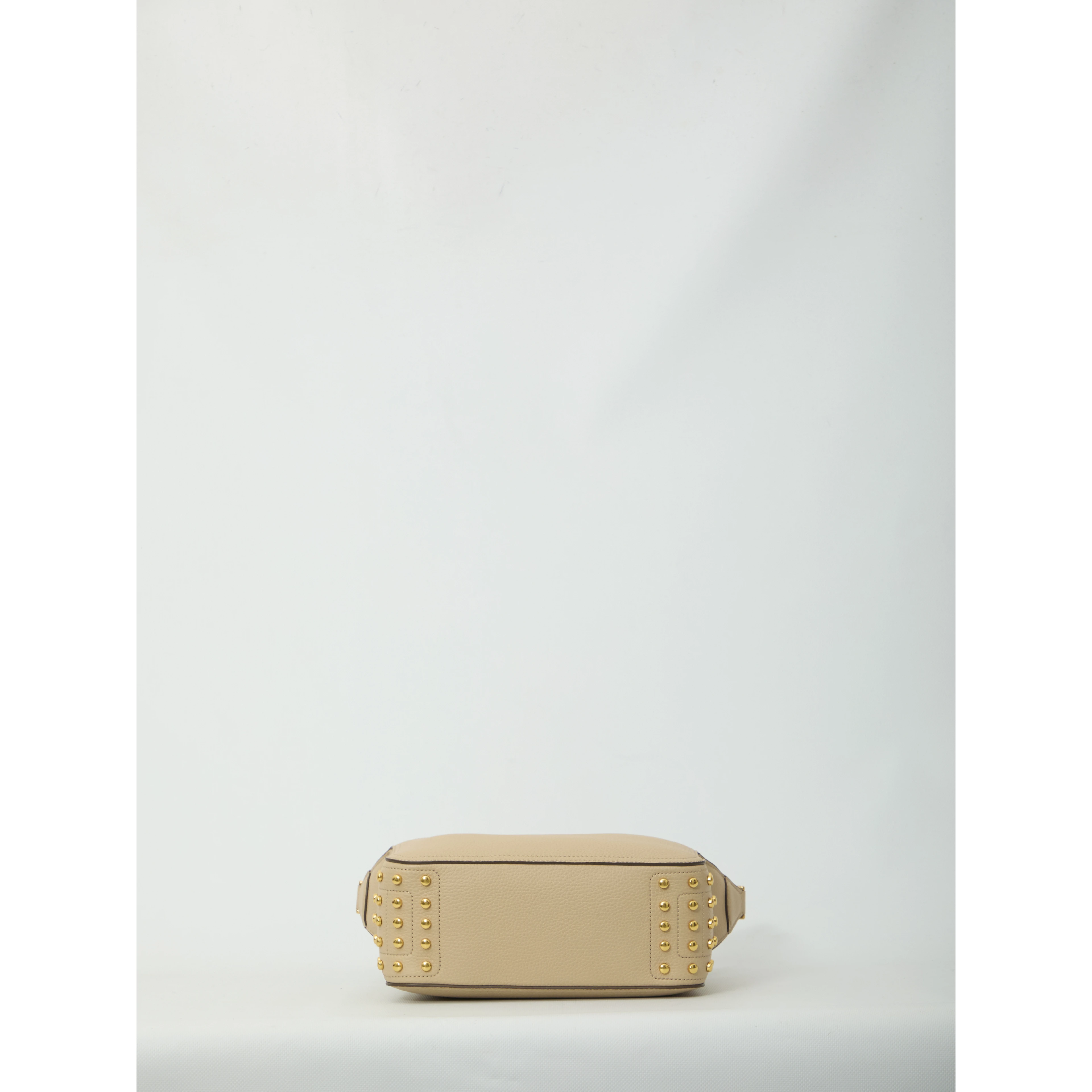 Metal Dots mini leather bag