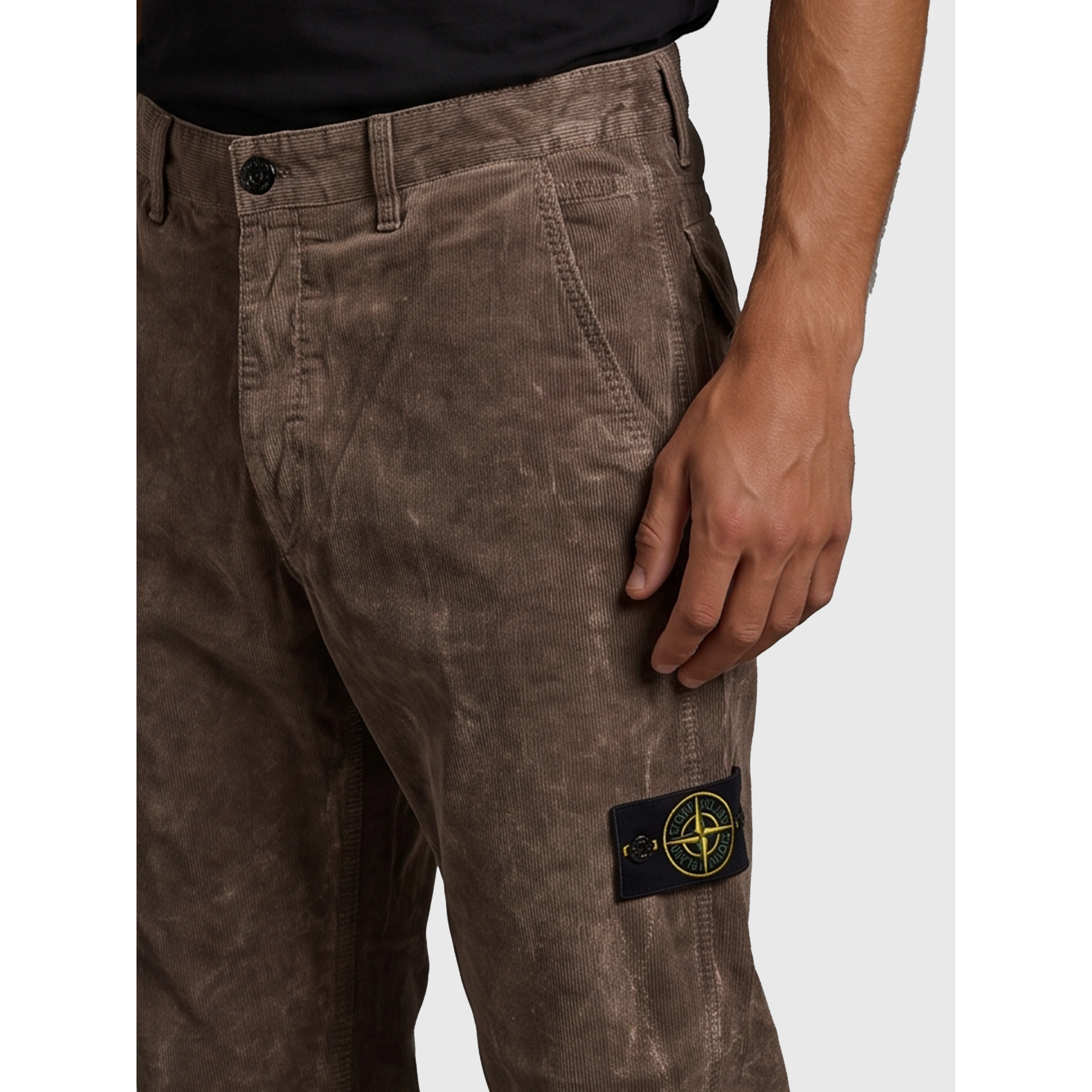 Lead grey trousers