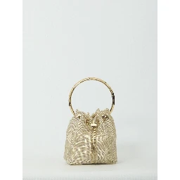 Champagne mesh Bon Bon bag