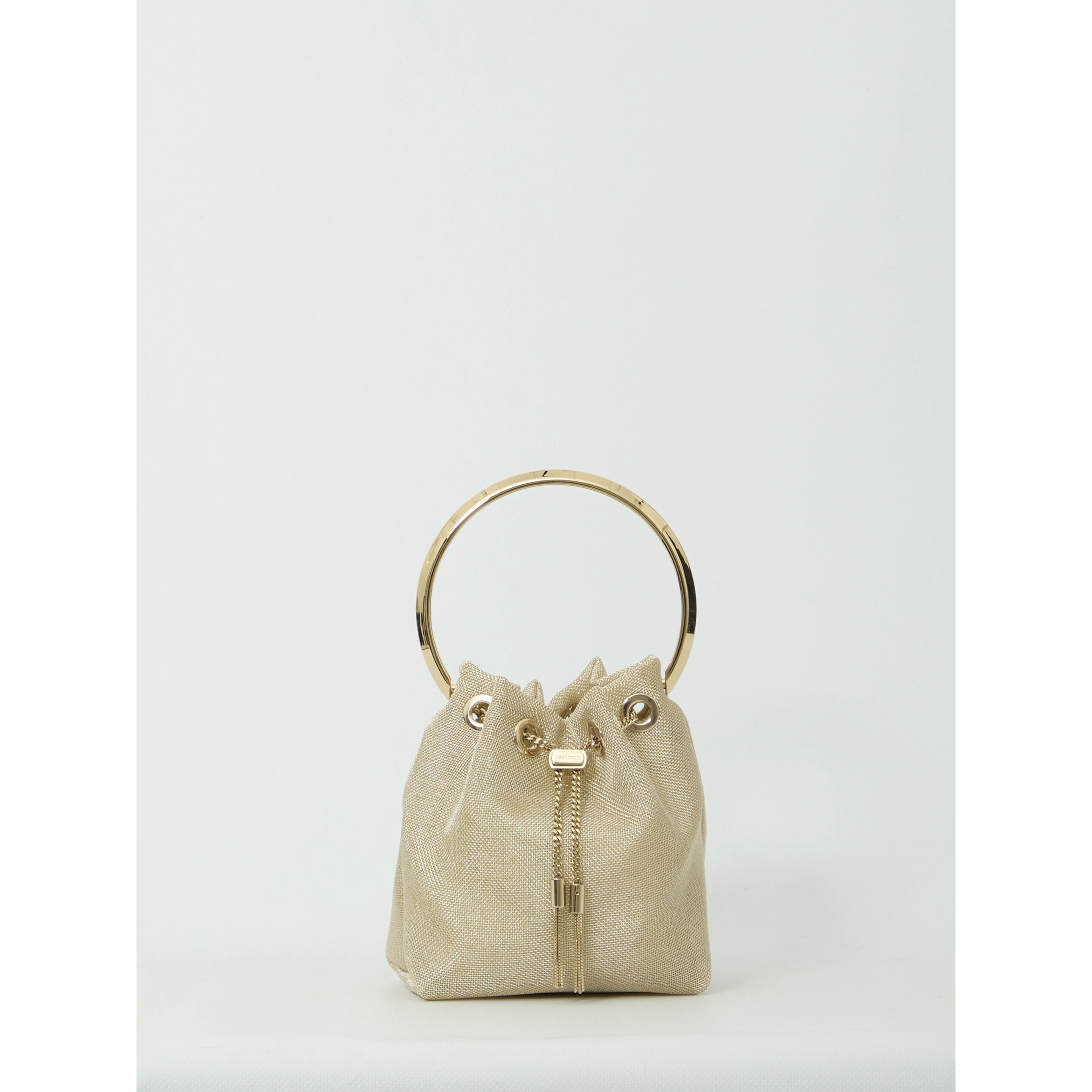 Champagne mesh Bon Bon bag