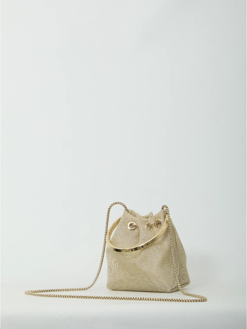 Champagne mesh Bon Bon bag