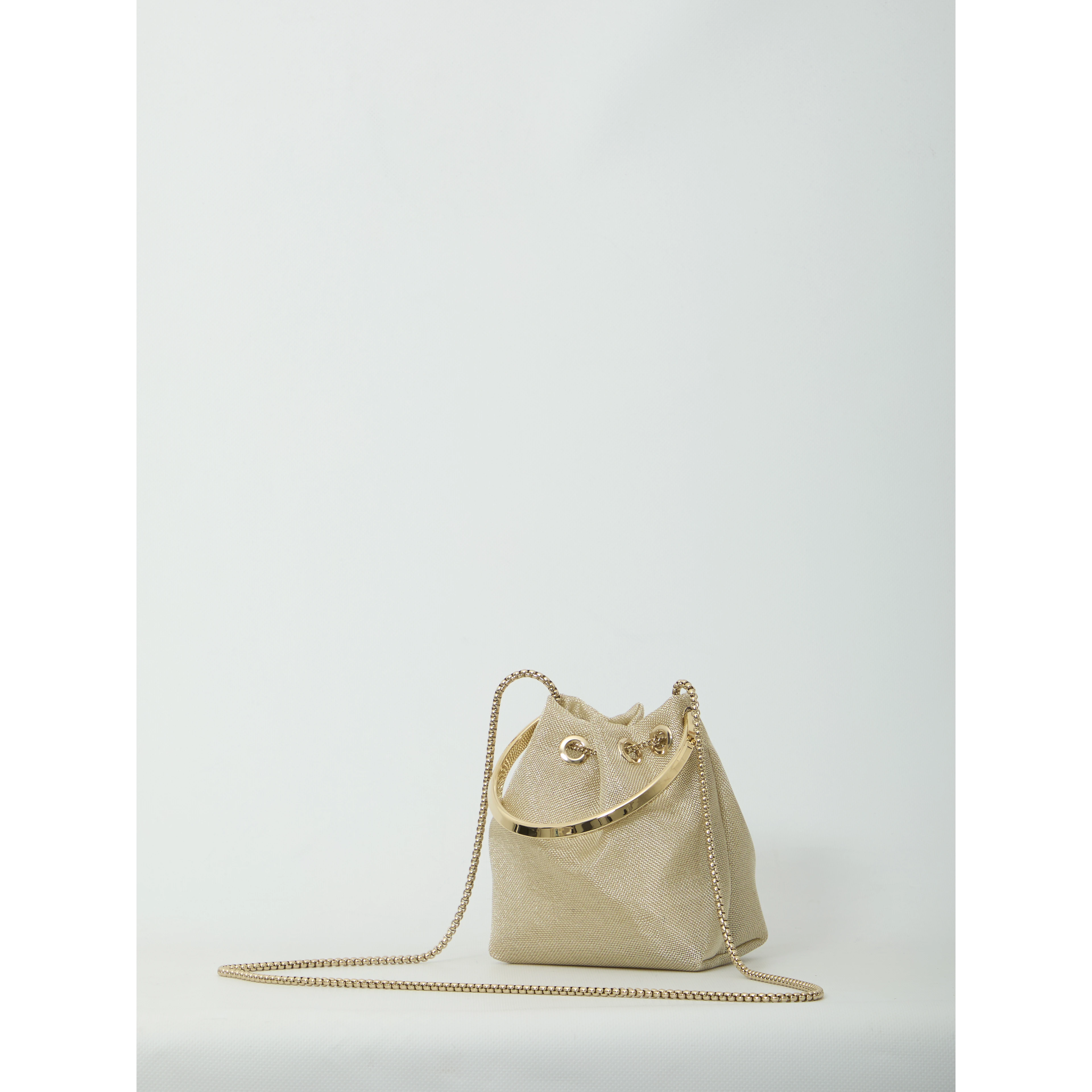 Champagne mesh Bon Bon bag