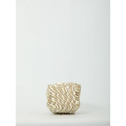 Champagne mesh Bon Bon bag
