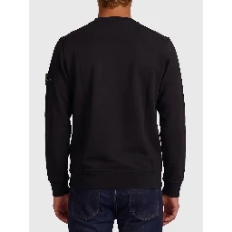 Black crewneck sweatshirt