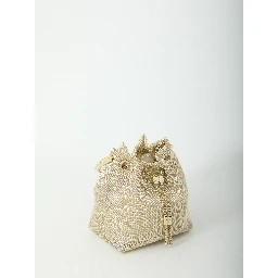 Champagne mesh Bon Bon bag