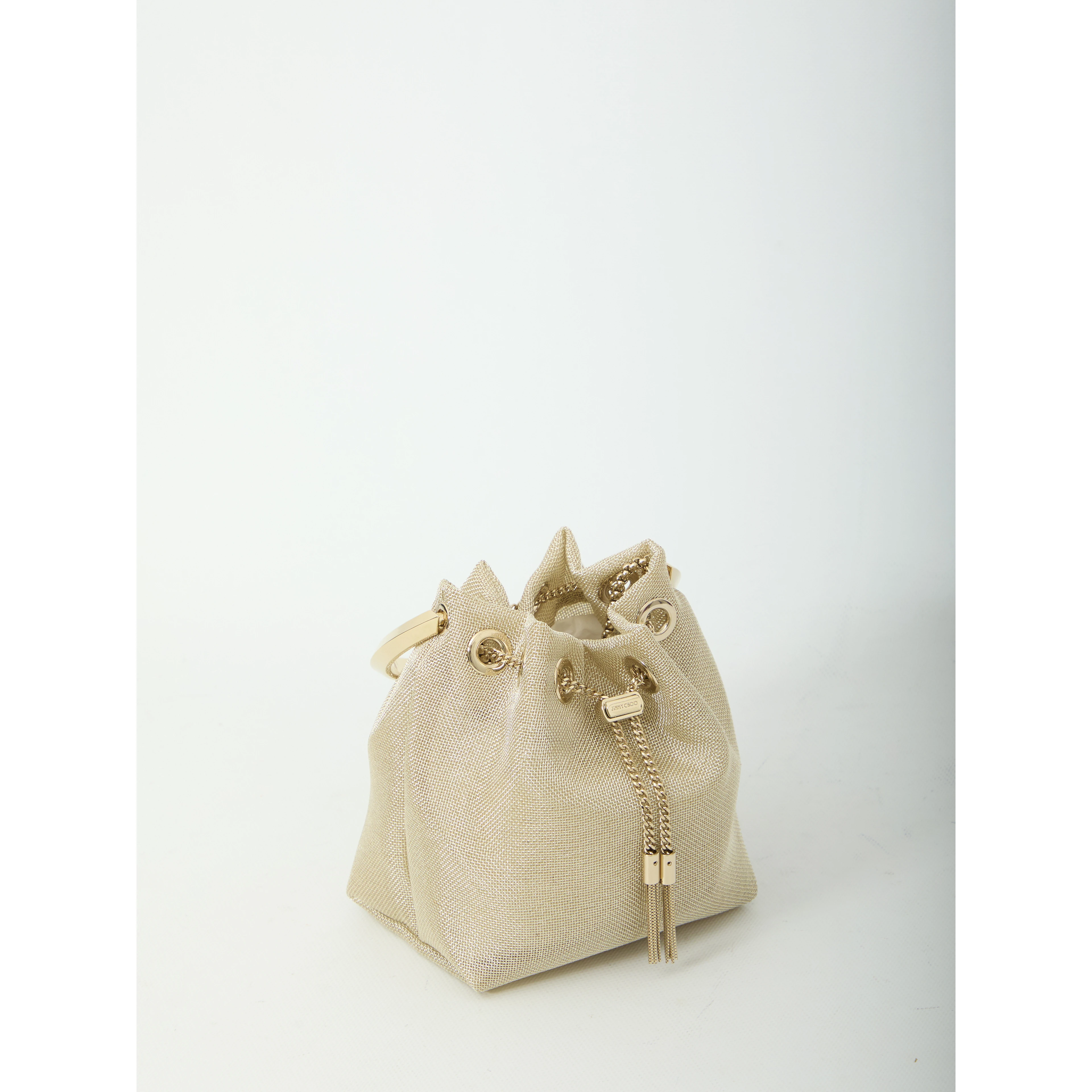 Champagne mesh Bon Bon bag