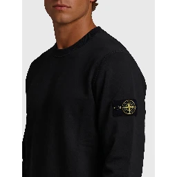 Black crewneck sweatshirt