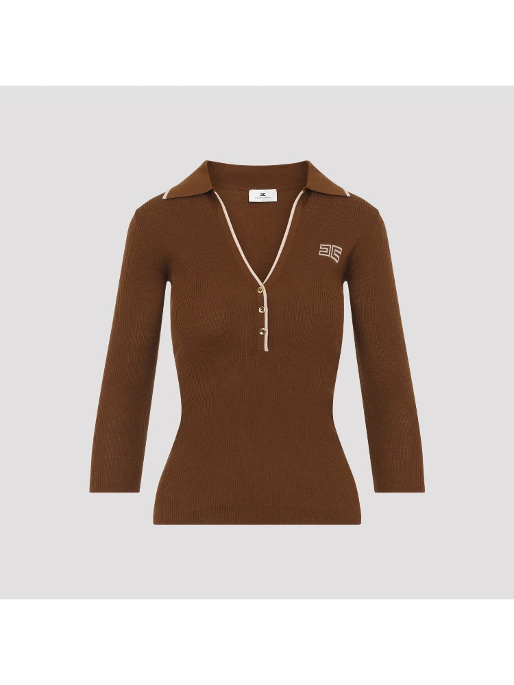 Elisabetta Franchi Knit Polo