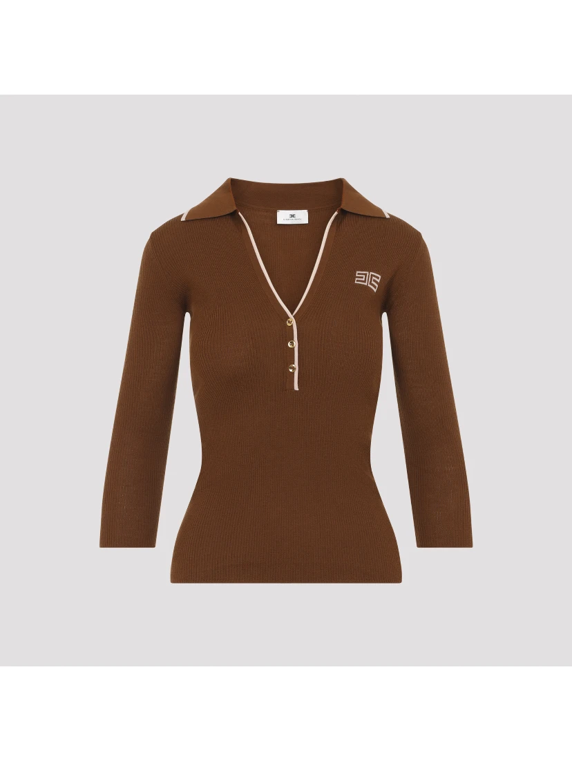 Elisabetta Franchi Knit Polo