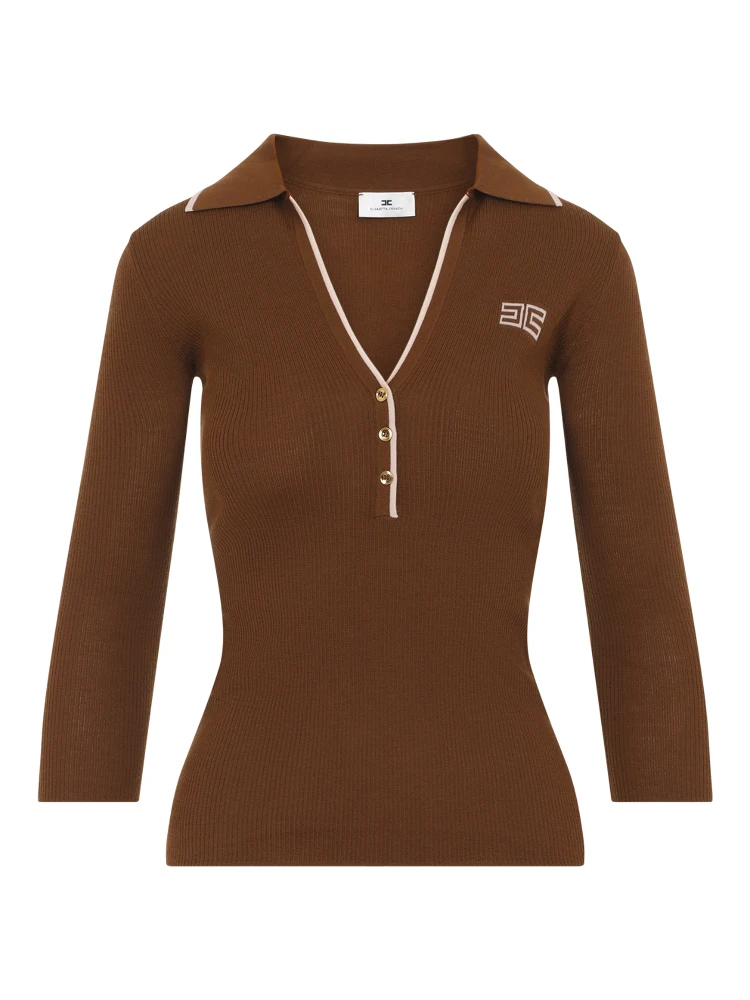 Elisabetta Franchi Knit Polo alternative