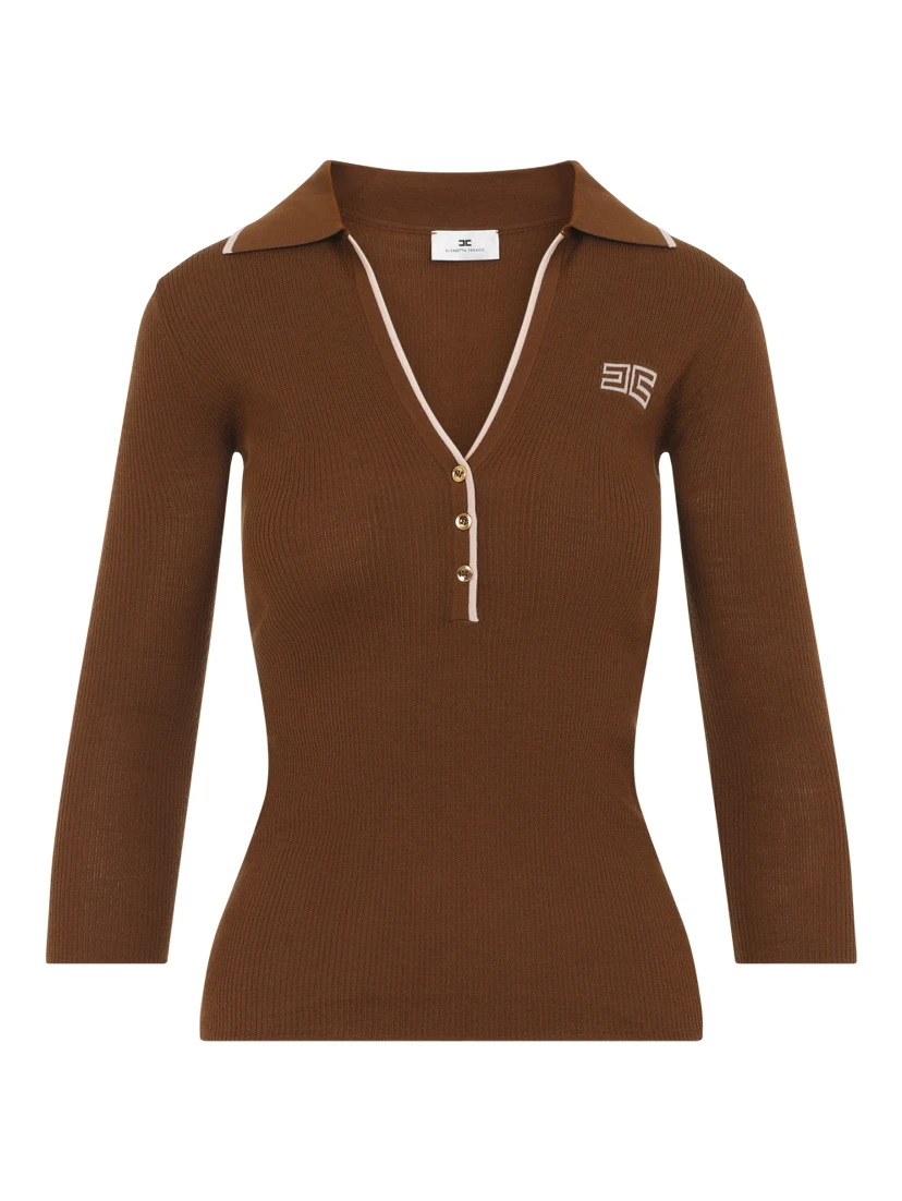 Elisabetta Franchi Knit Polo