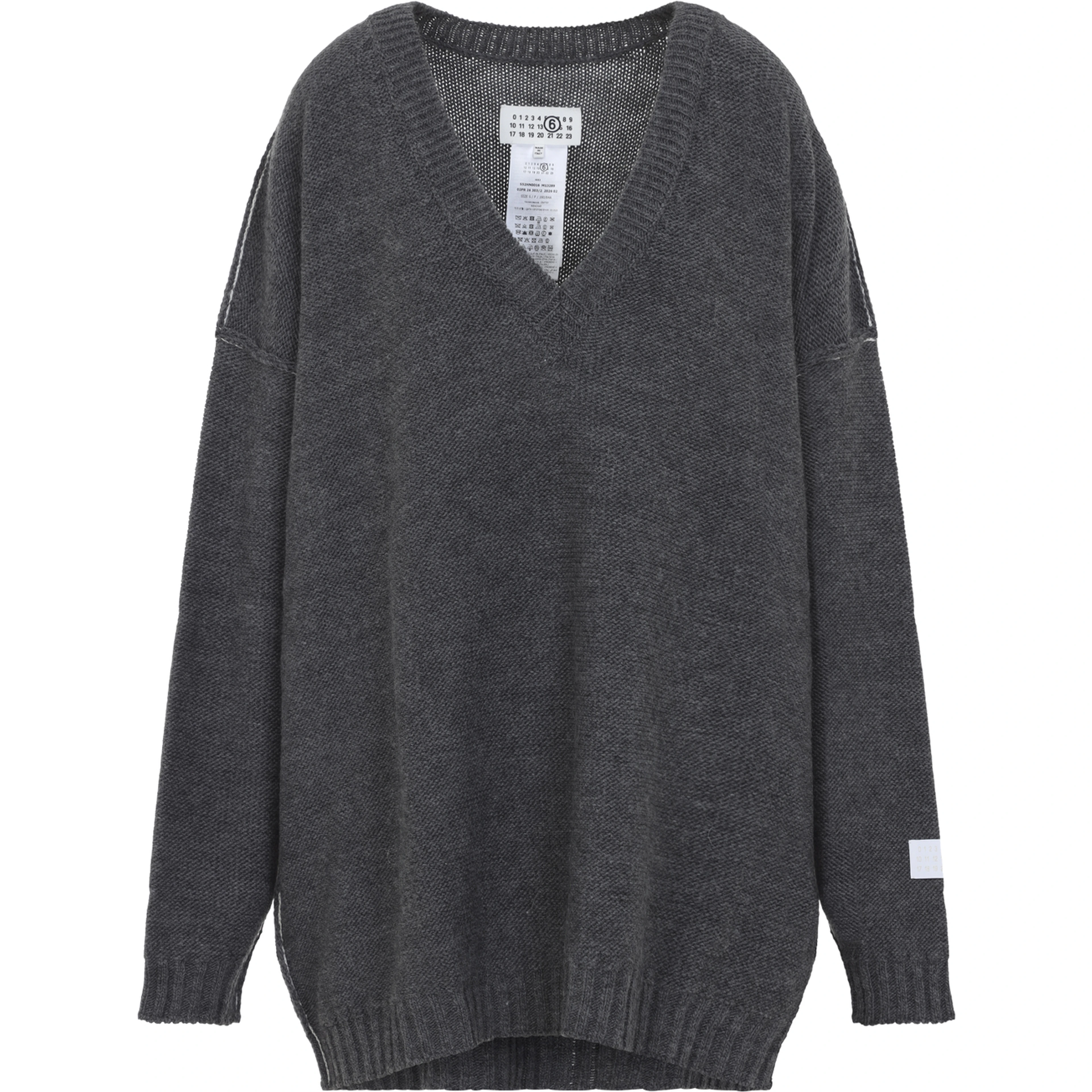 MM6 Maison Margiela V Neck Sweater