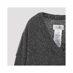 MM6 Maison Margiela V Neck Sweater