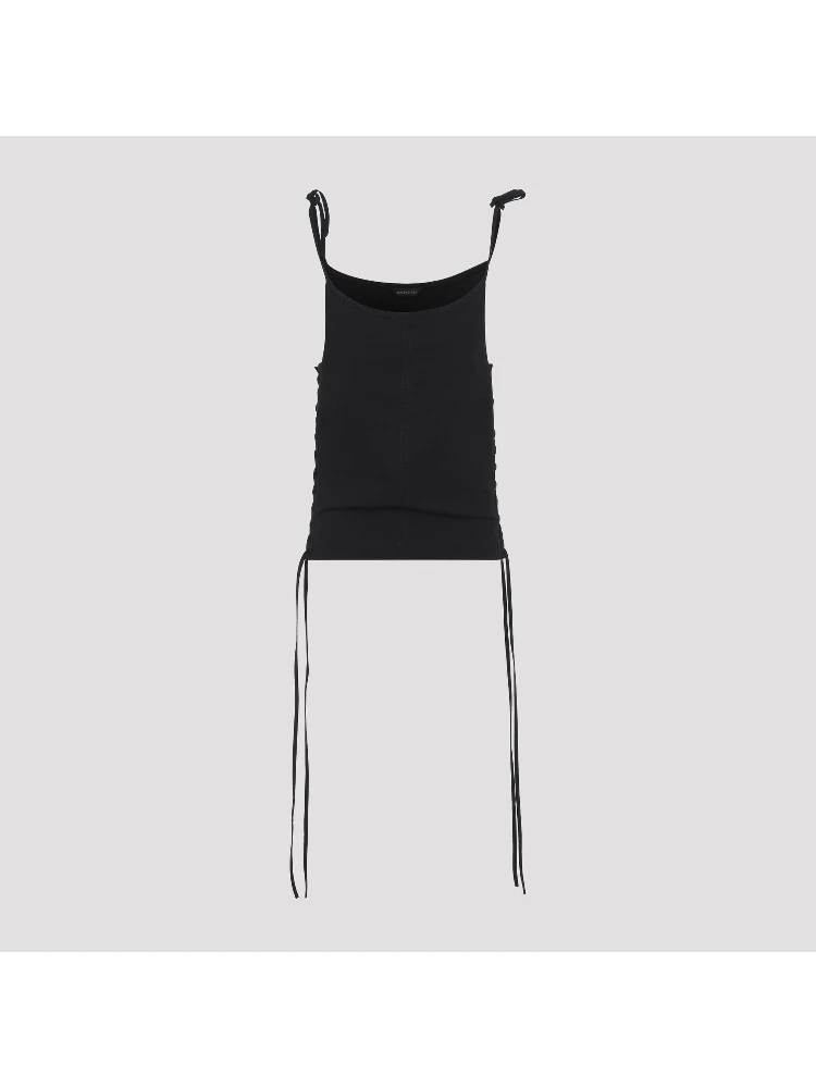 Balenciaga Lace-up Tank Top