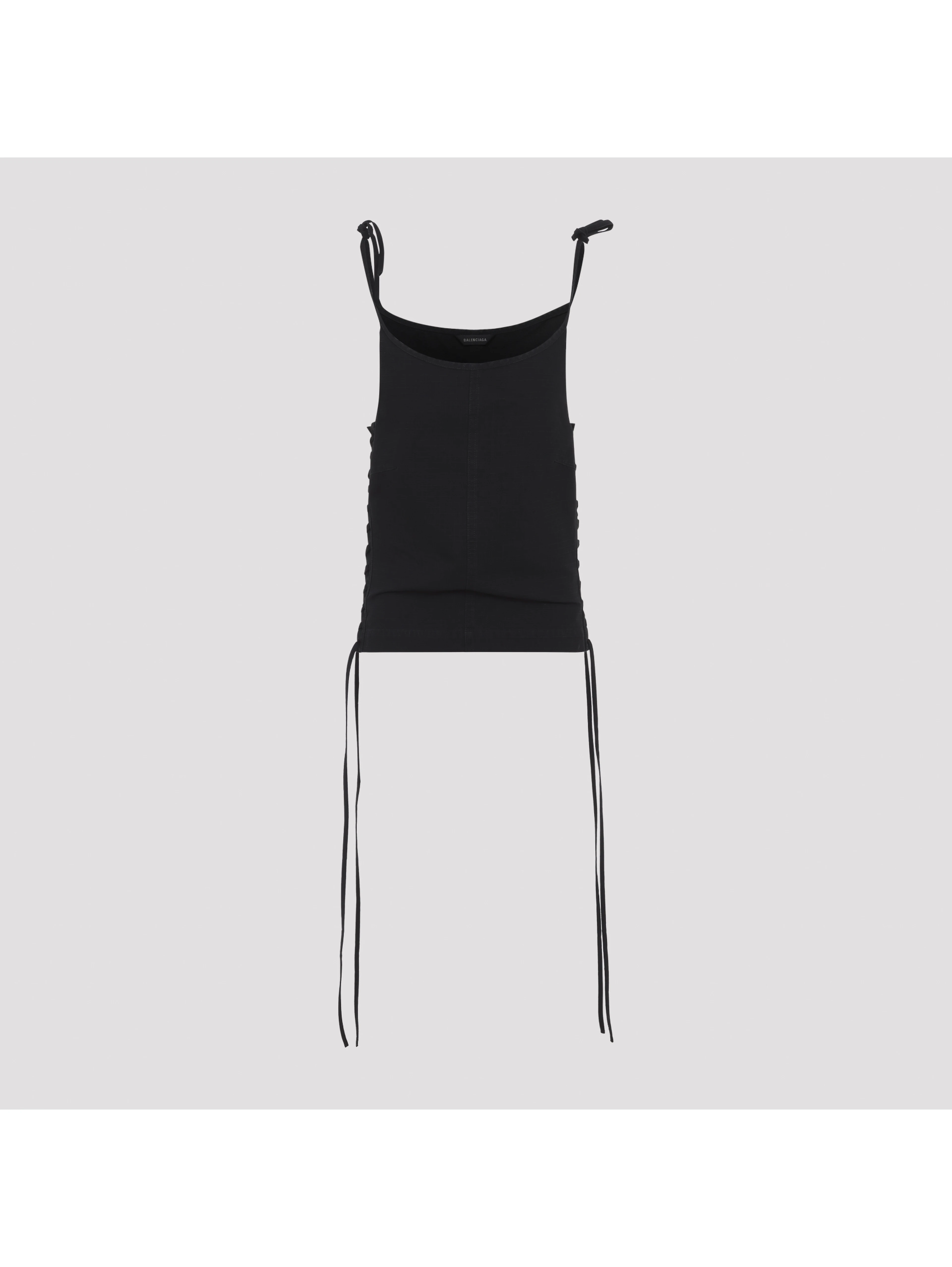 Balenciaga Lace-up Tank Top