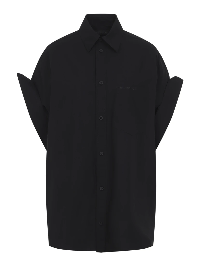 Balenciaga Tucked Sleeve Shirt