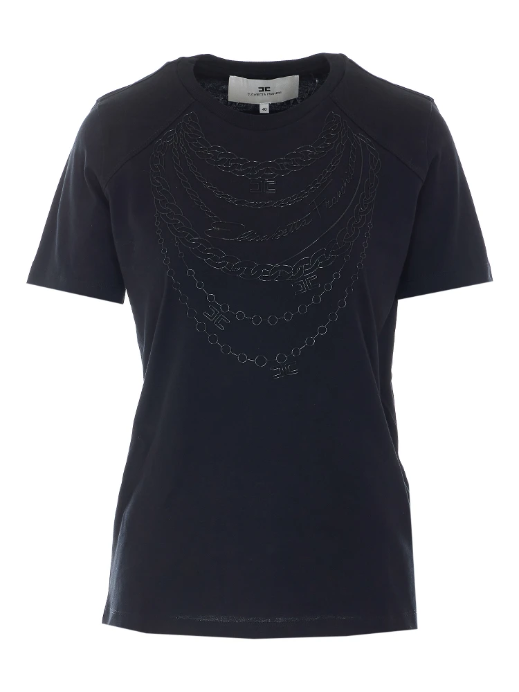 Elisabetta Franchi T-shirts and Polos Black
