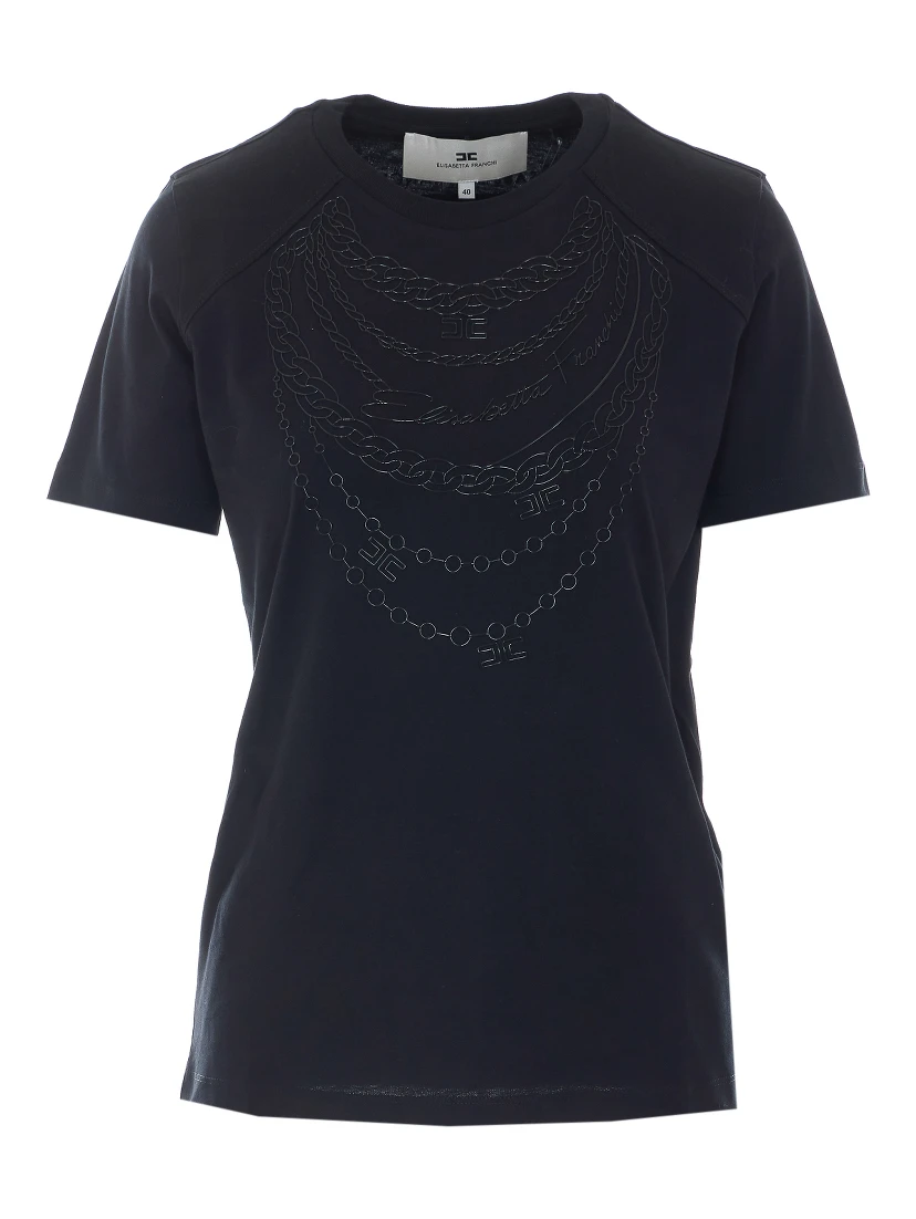 Elisabetta Franchi T-shirts and Polos Black