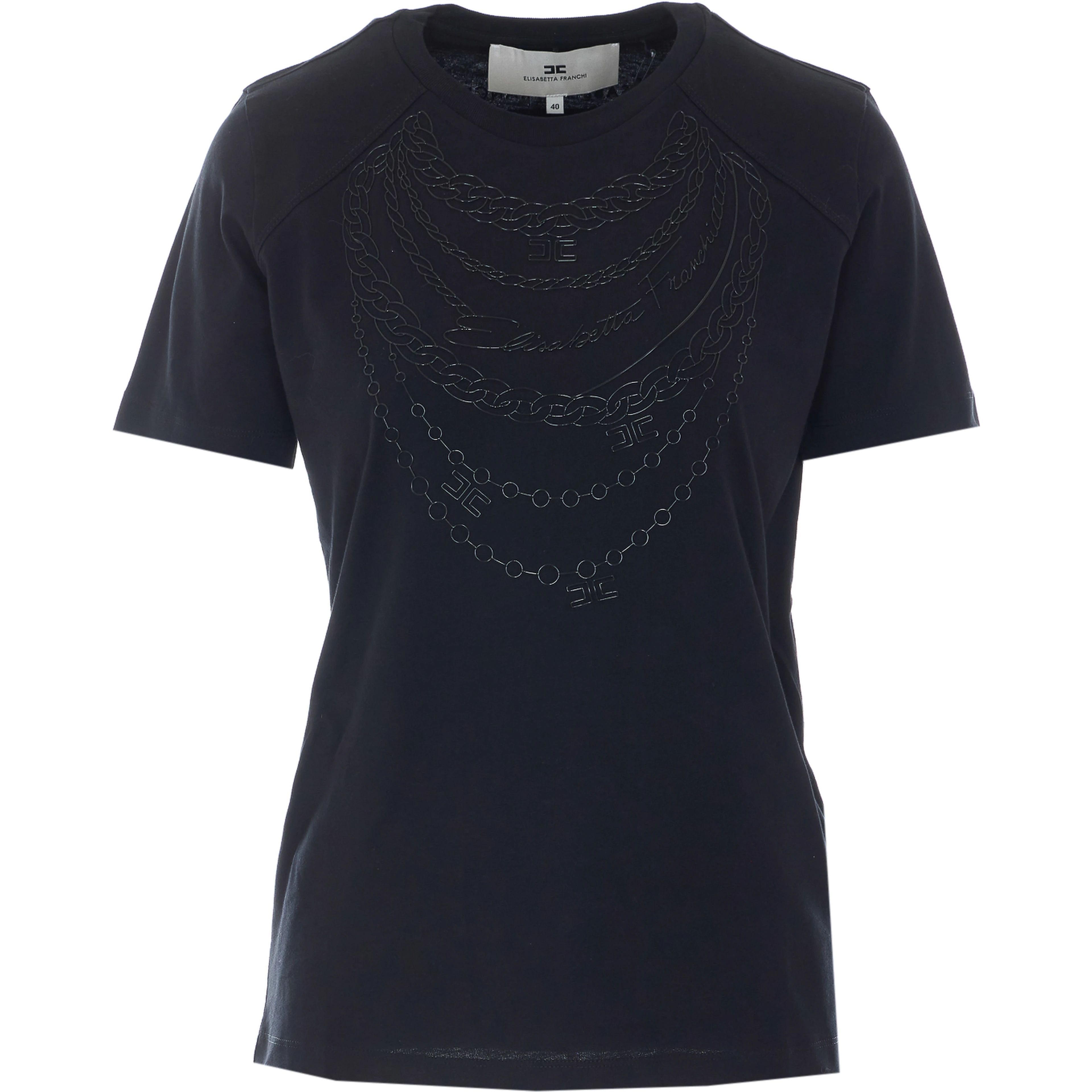 Elisabetta Franchi T-shirts and Polos Black