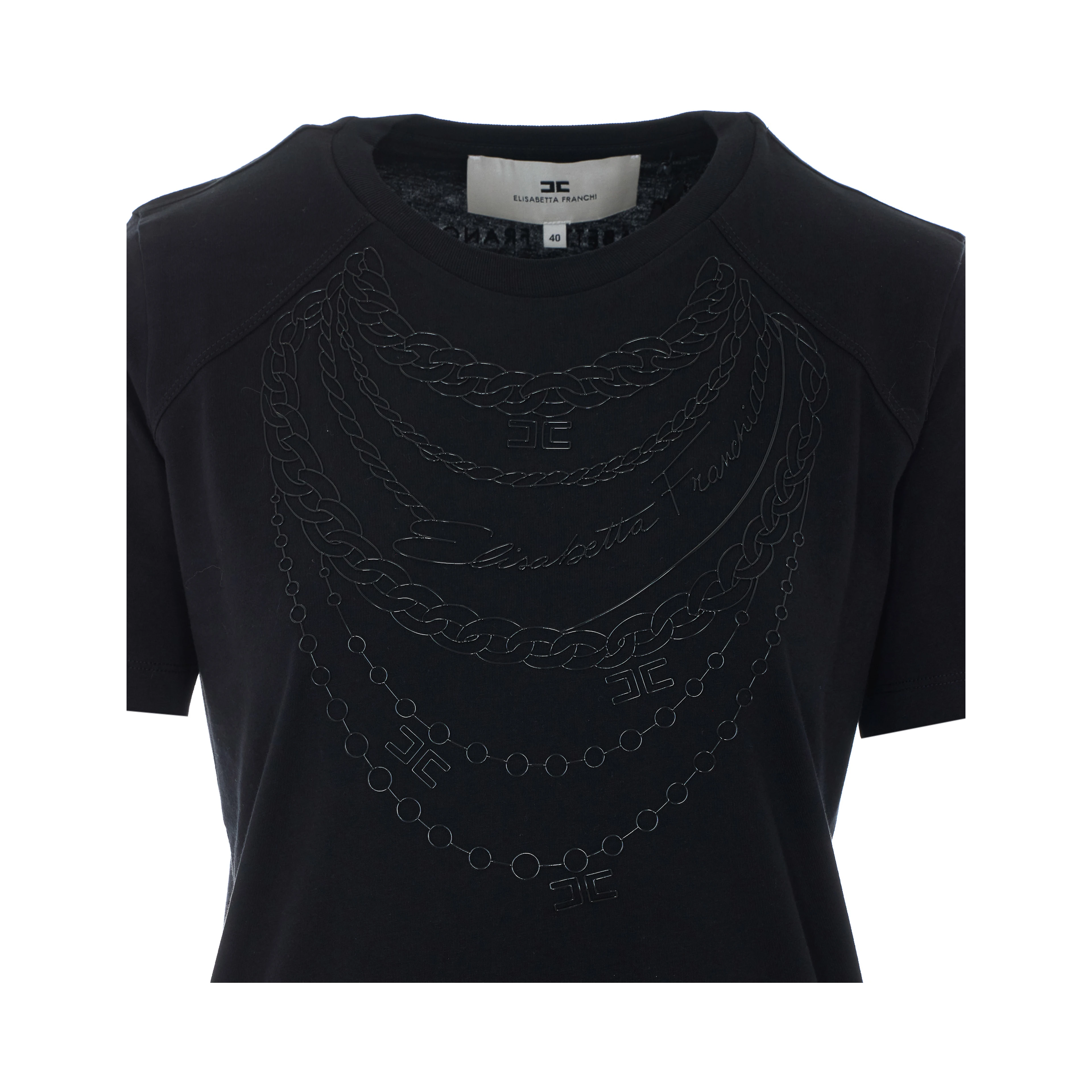 Elisabetta Franchi T-shirts and Polos Black