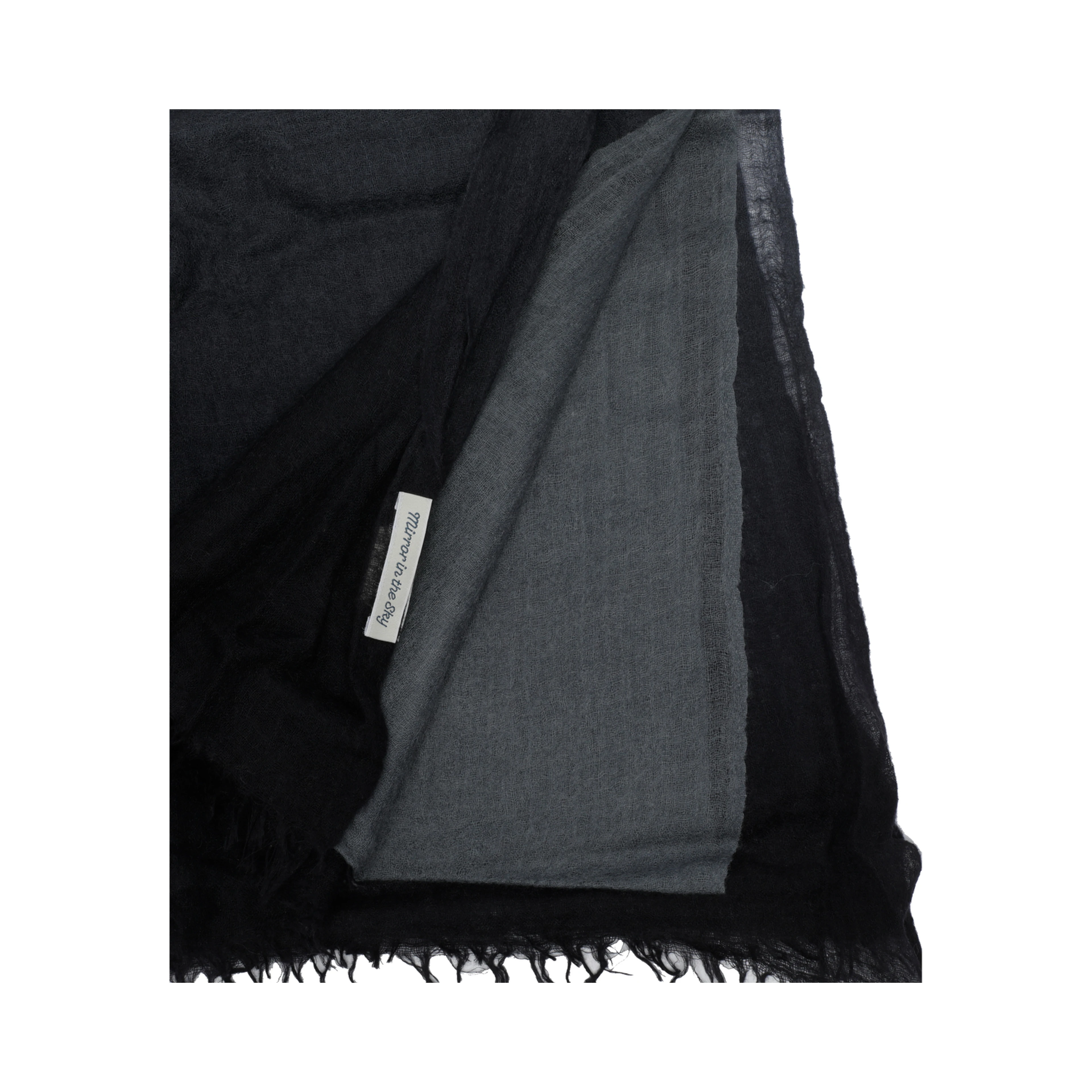 MIRROR IN THE SKY Scarfs Black