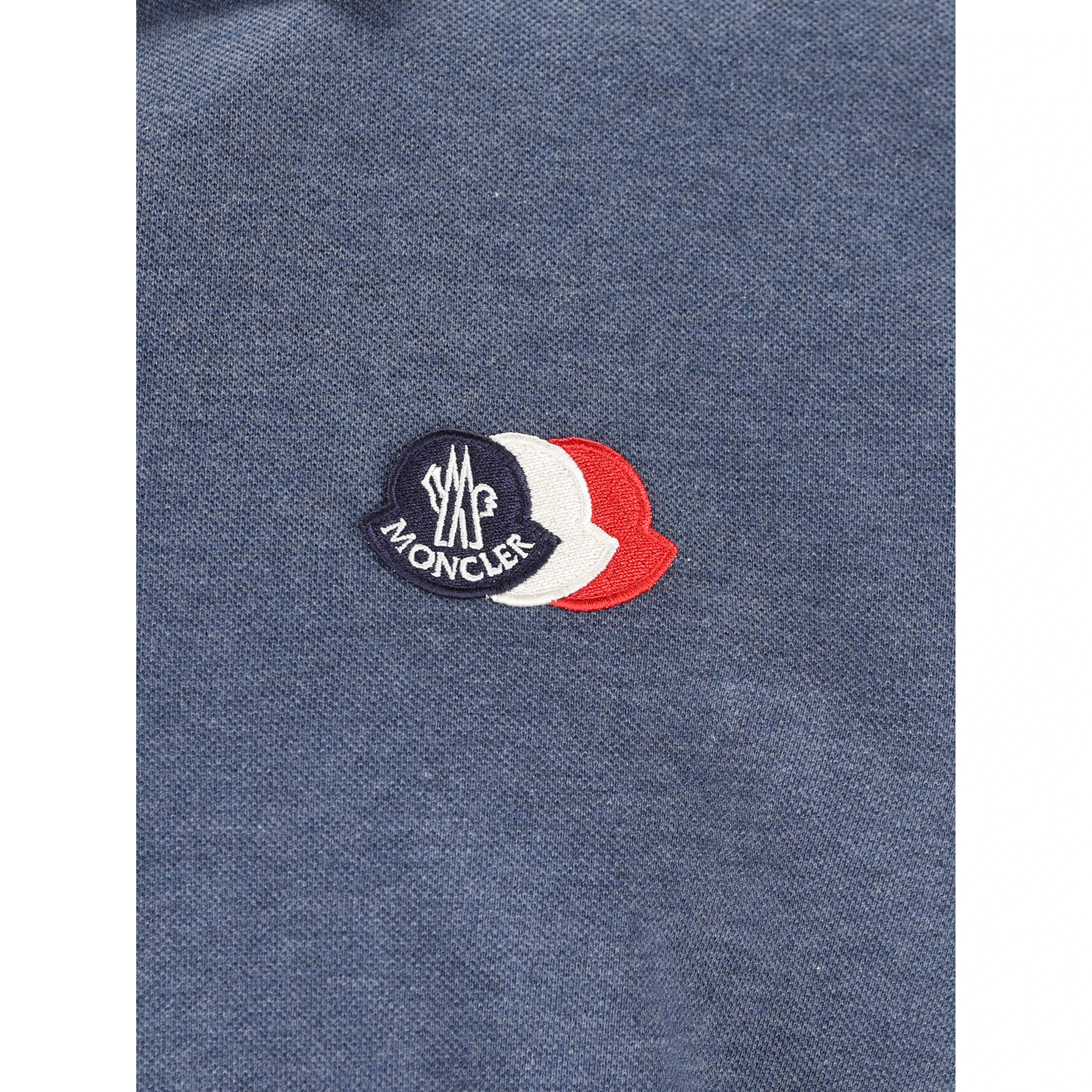 MONCLER T-shirts and Polos Blue