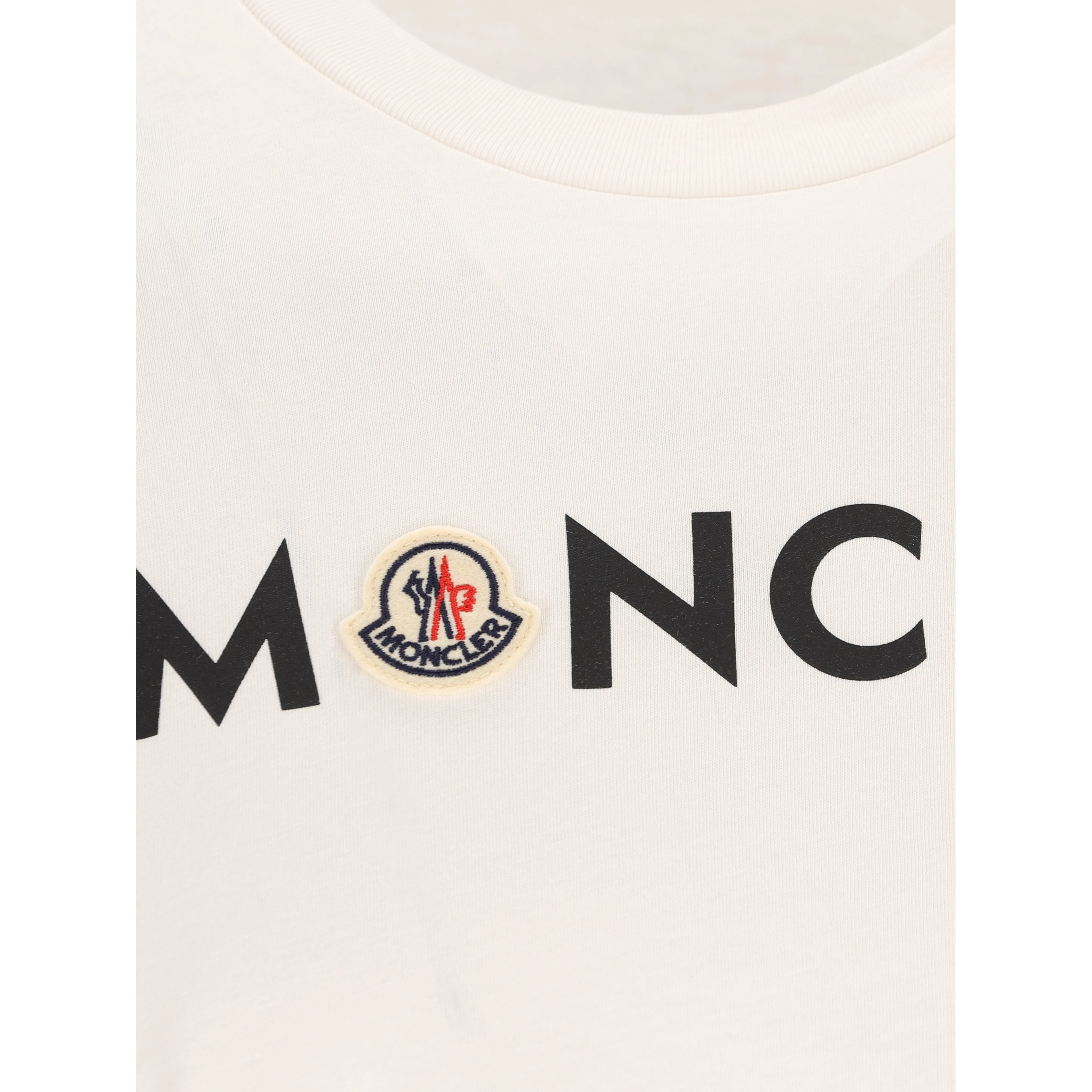 Moncler T-shirts and Polos White