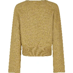MELANGE MOHAIR DEEP V NECK