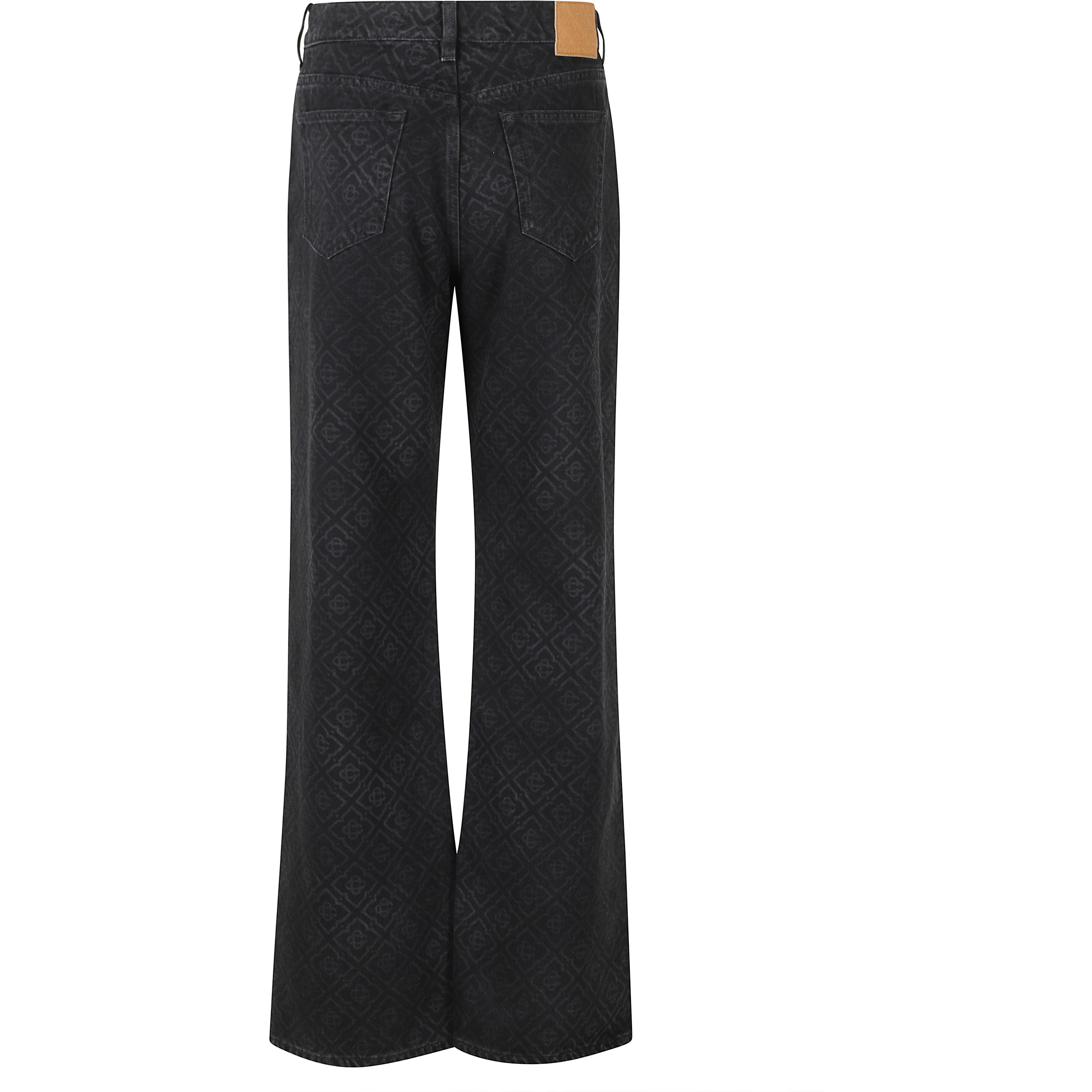MONOGRAM BAGGY JEANS