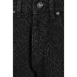 MONOGRAM BAGGY JEANS