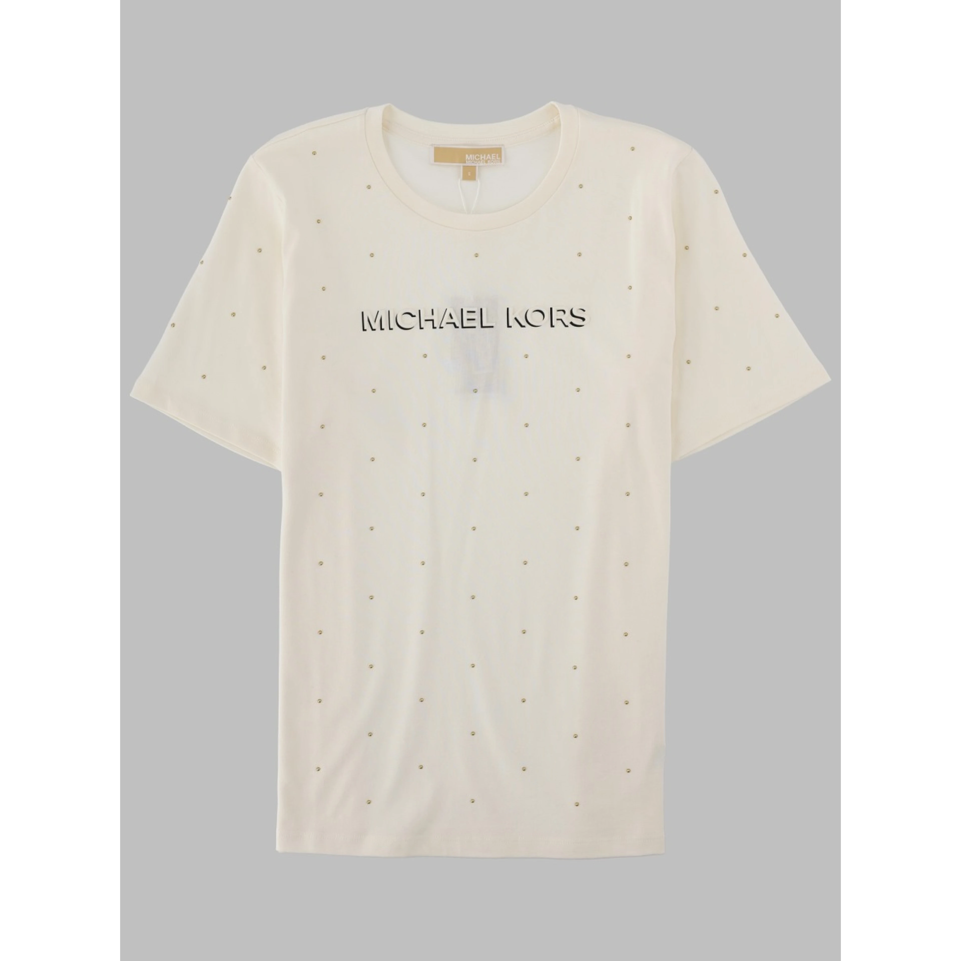 T-SHIRT CON LOGO E STRASS
