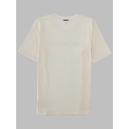 T-SHIRT CON LOGO E STRASS