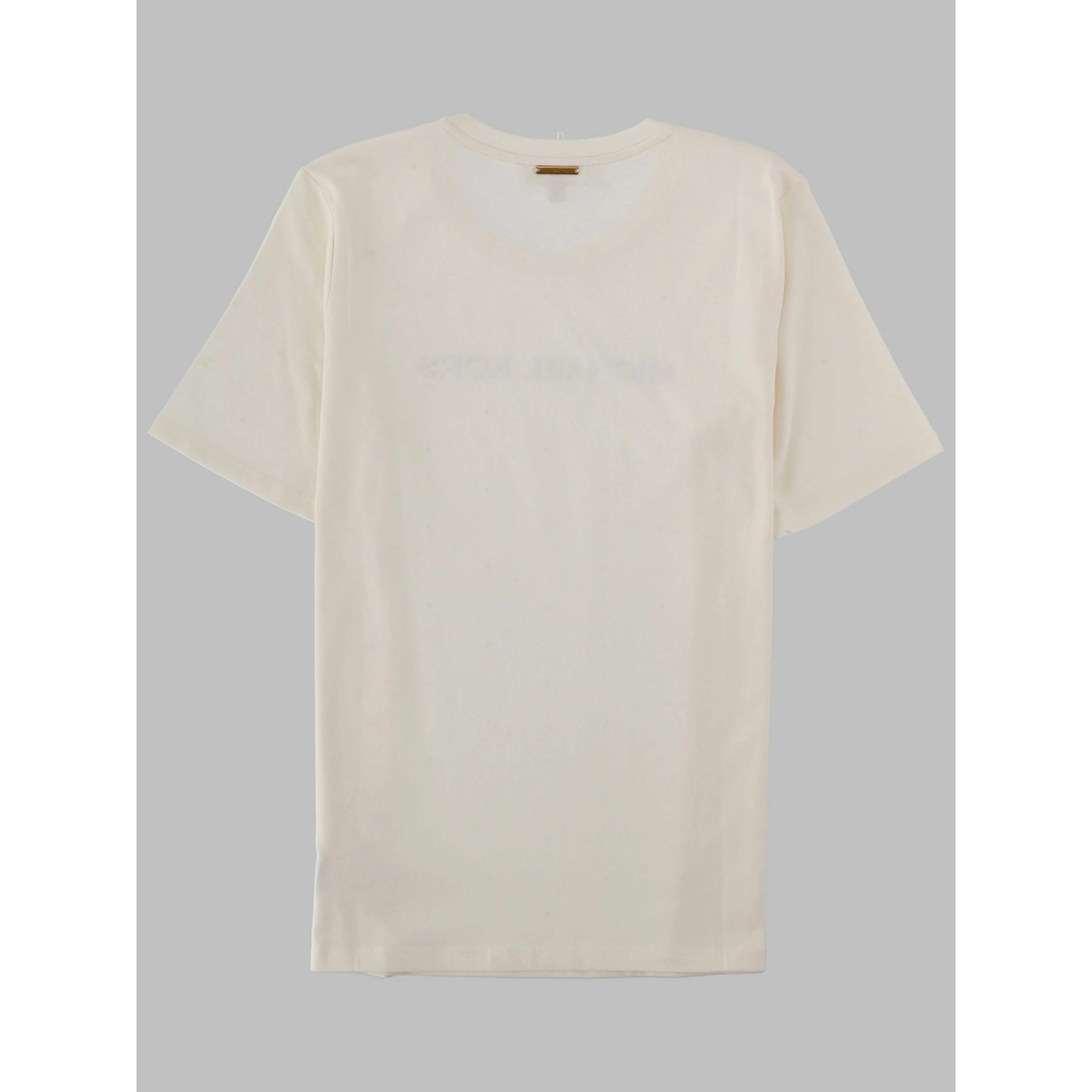 T-SHIRT CON LOGO E STRASS