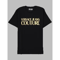 T-SHIRT CON LOGO METALLIZZATO