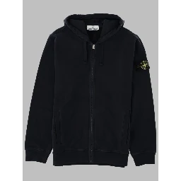 FELPA CON PATCH LOGO E ZIP