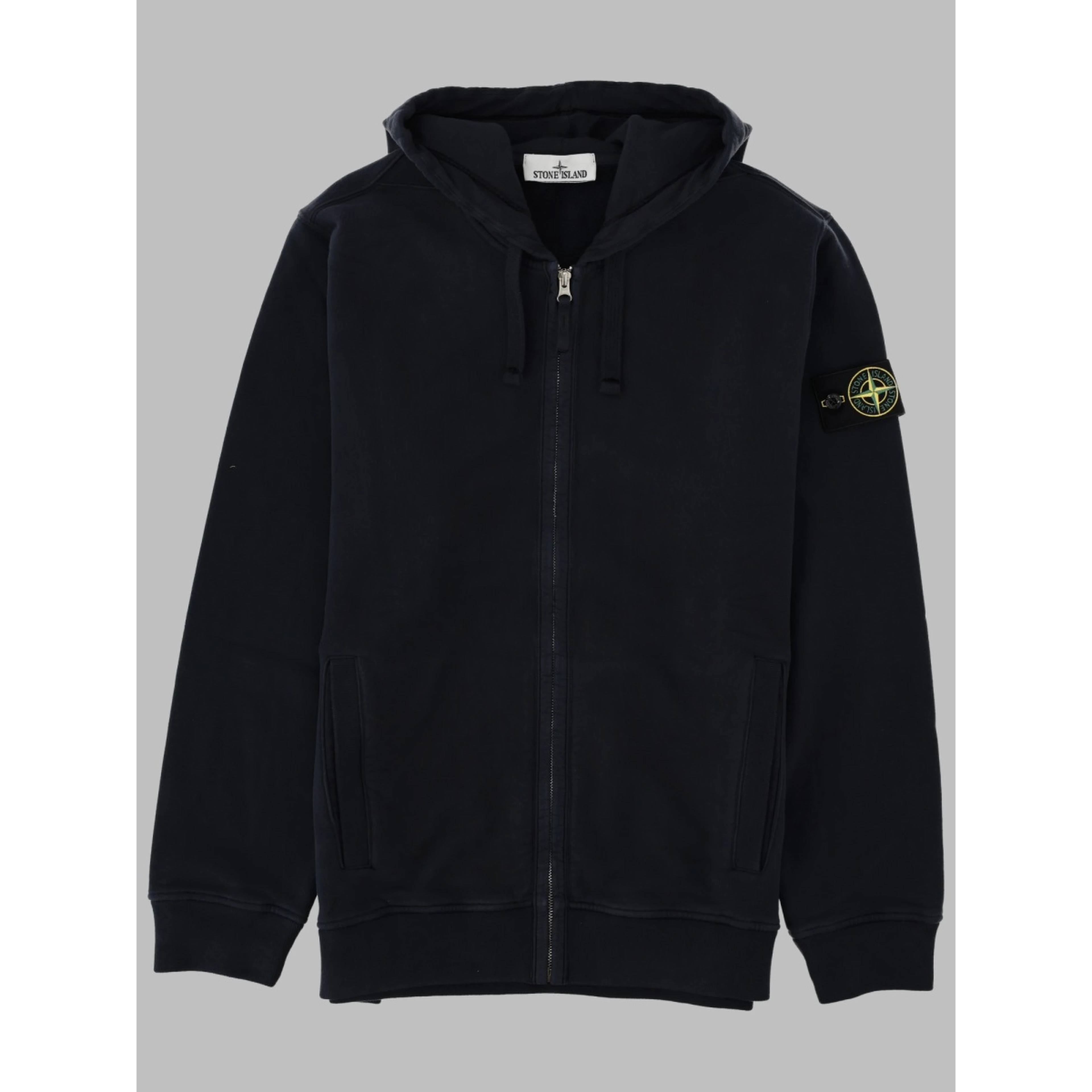 FELPA CON PATCH LOGO E ZIP