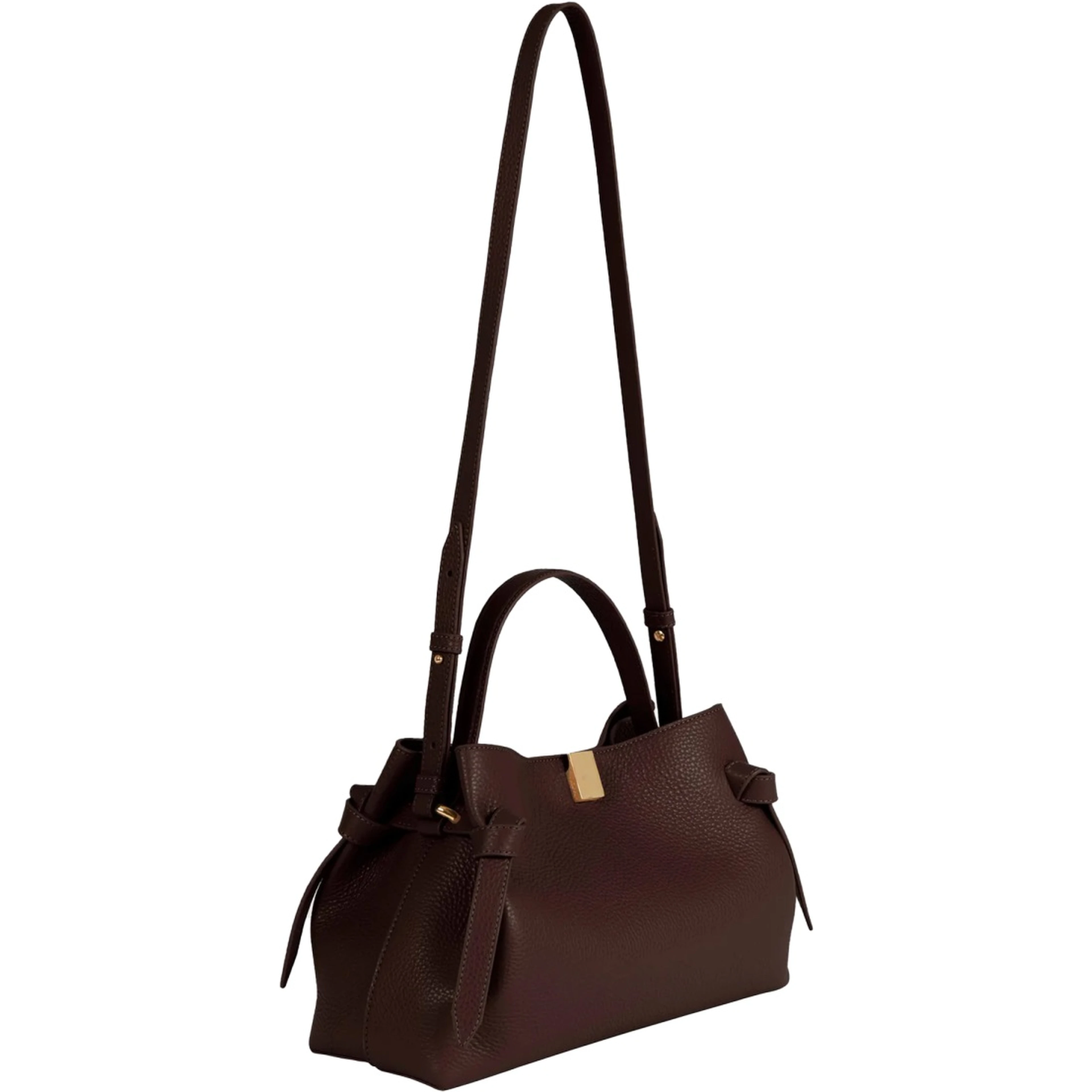 BORSA "GYOZA" IN PELLE