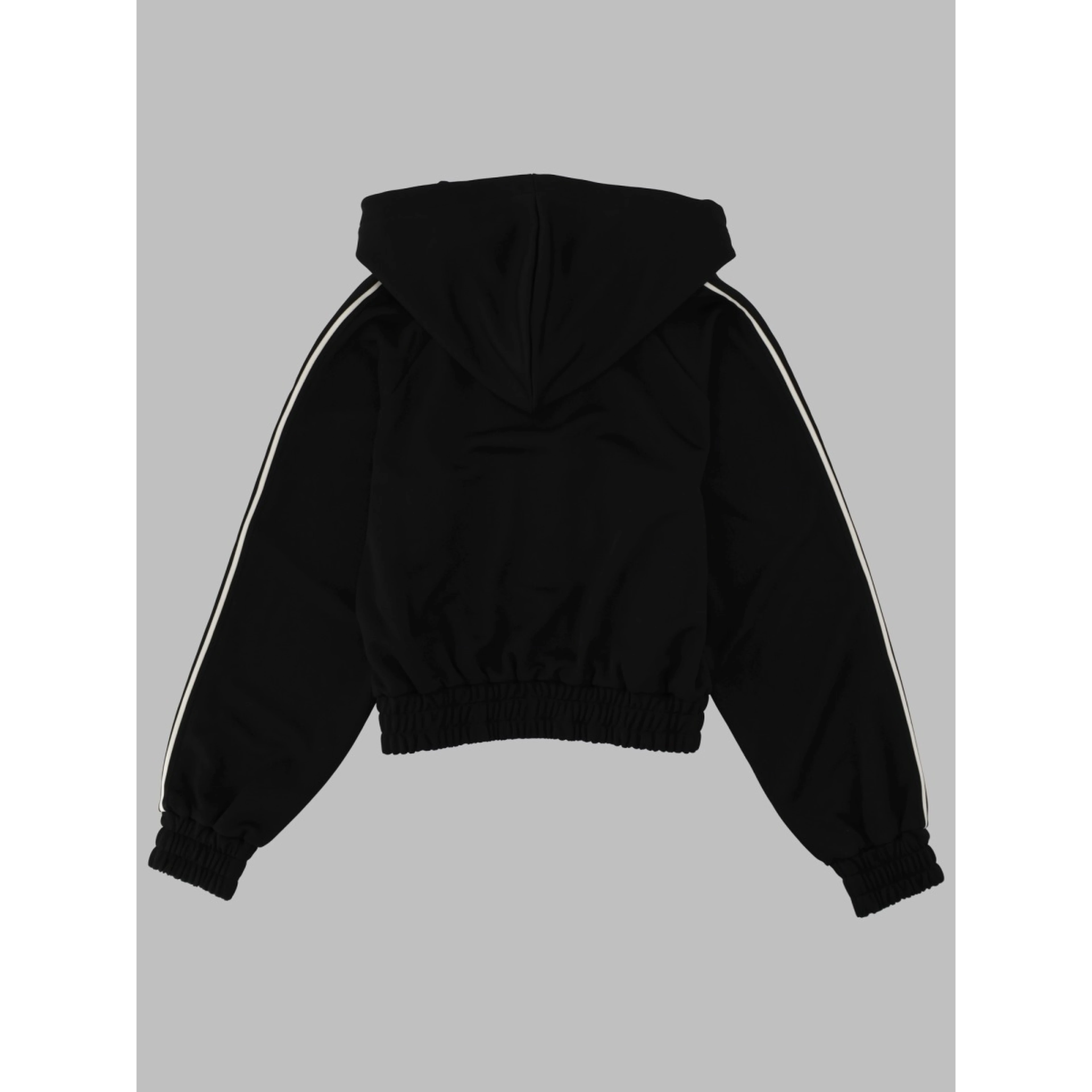 FELPA IN PIQUÉ CON LOGO E ZIP