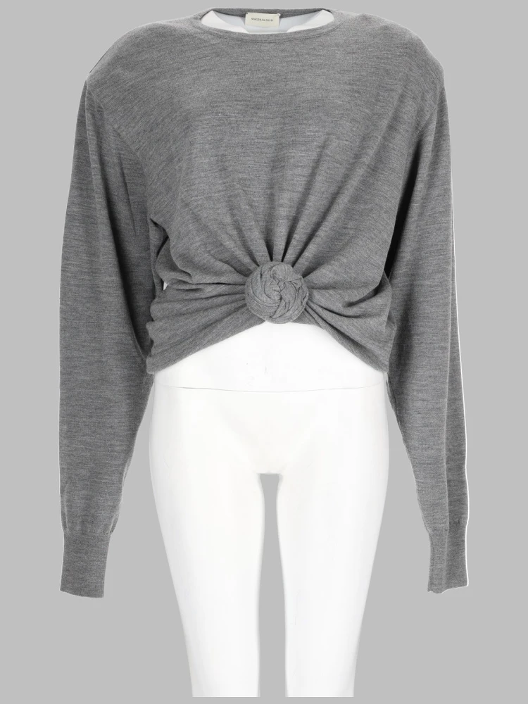 MAGLIA LEGGERA CON NODO
