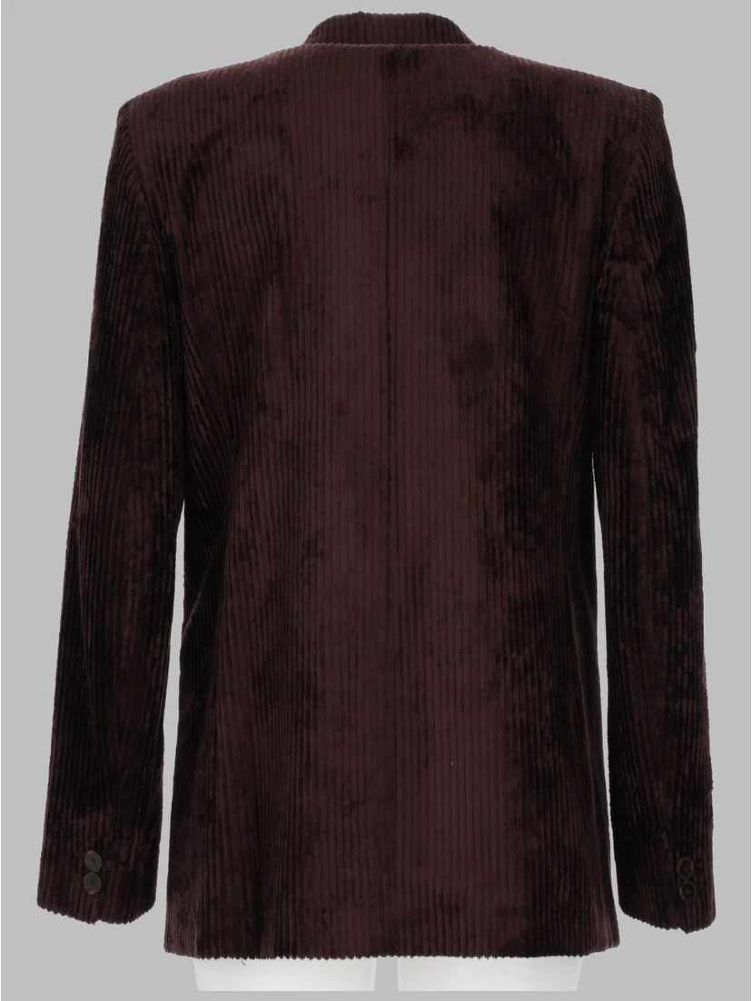 GIACCA CORDUROY MONOPETTO