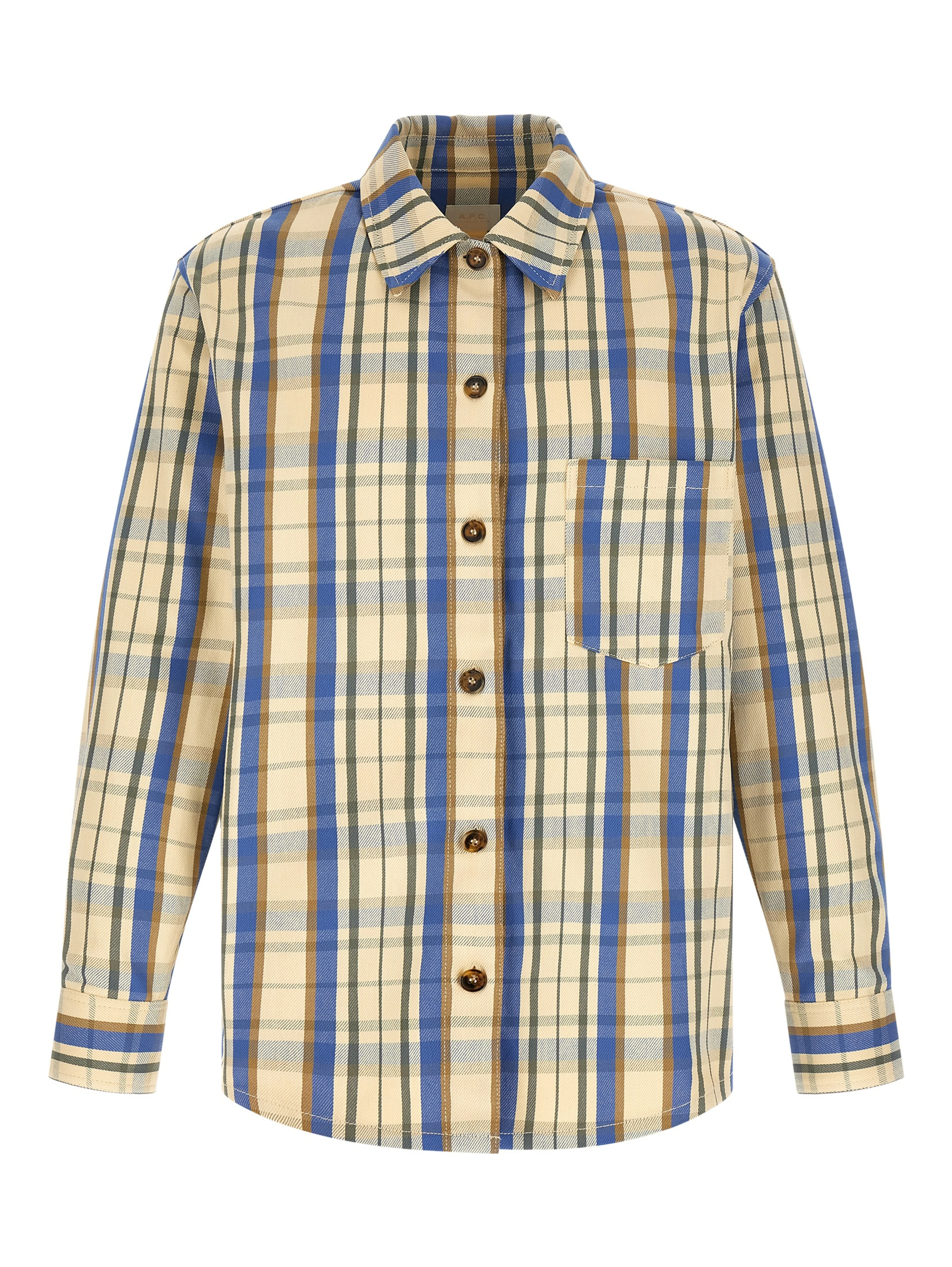 Bicolor Cotton Blouse