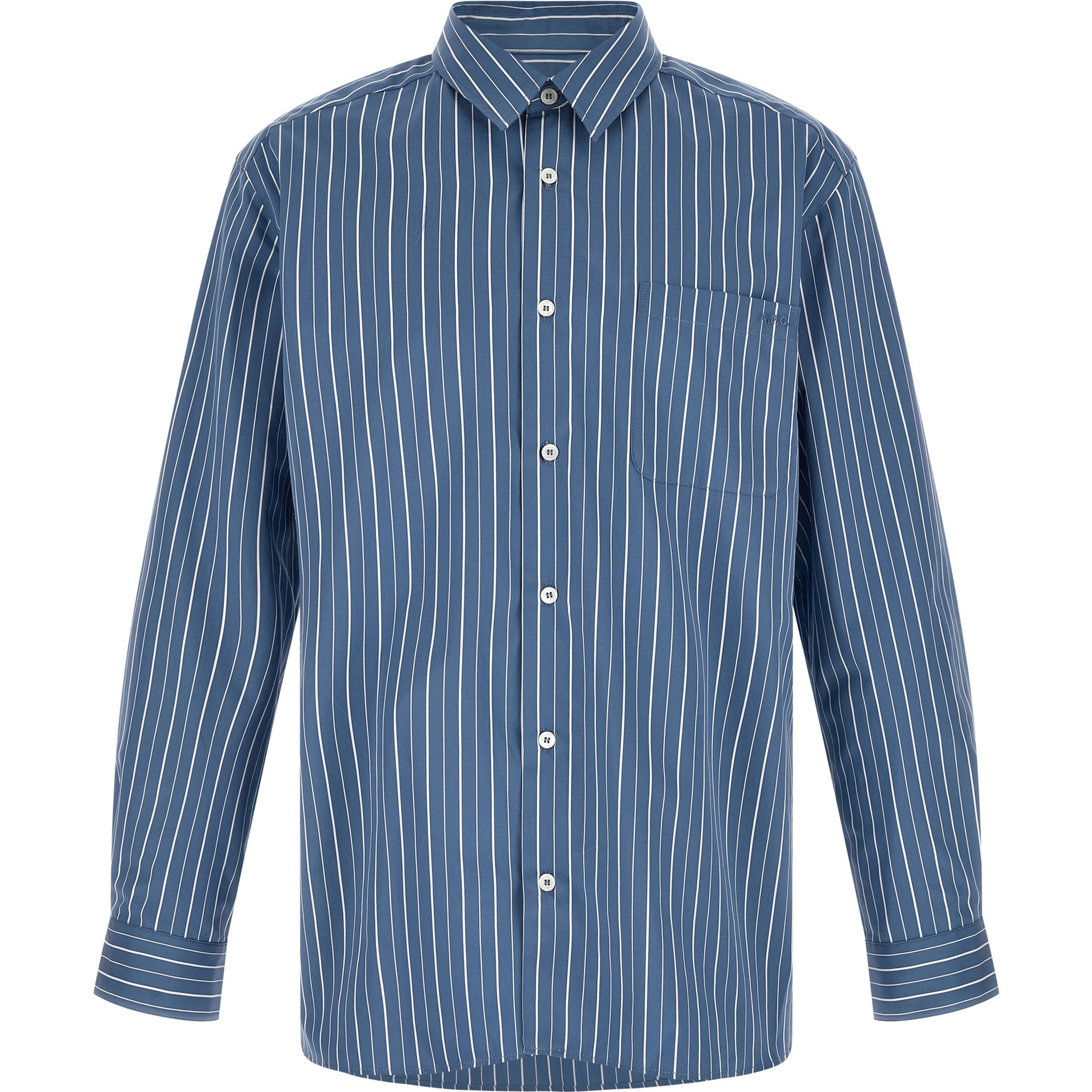 Blue Cotton Blouse