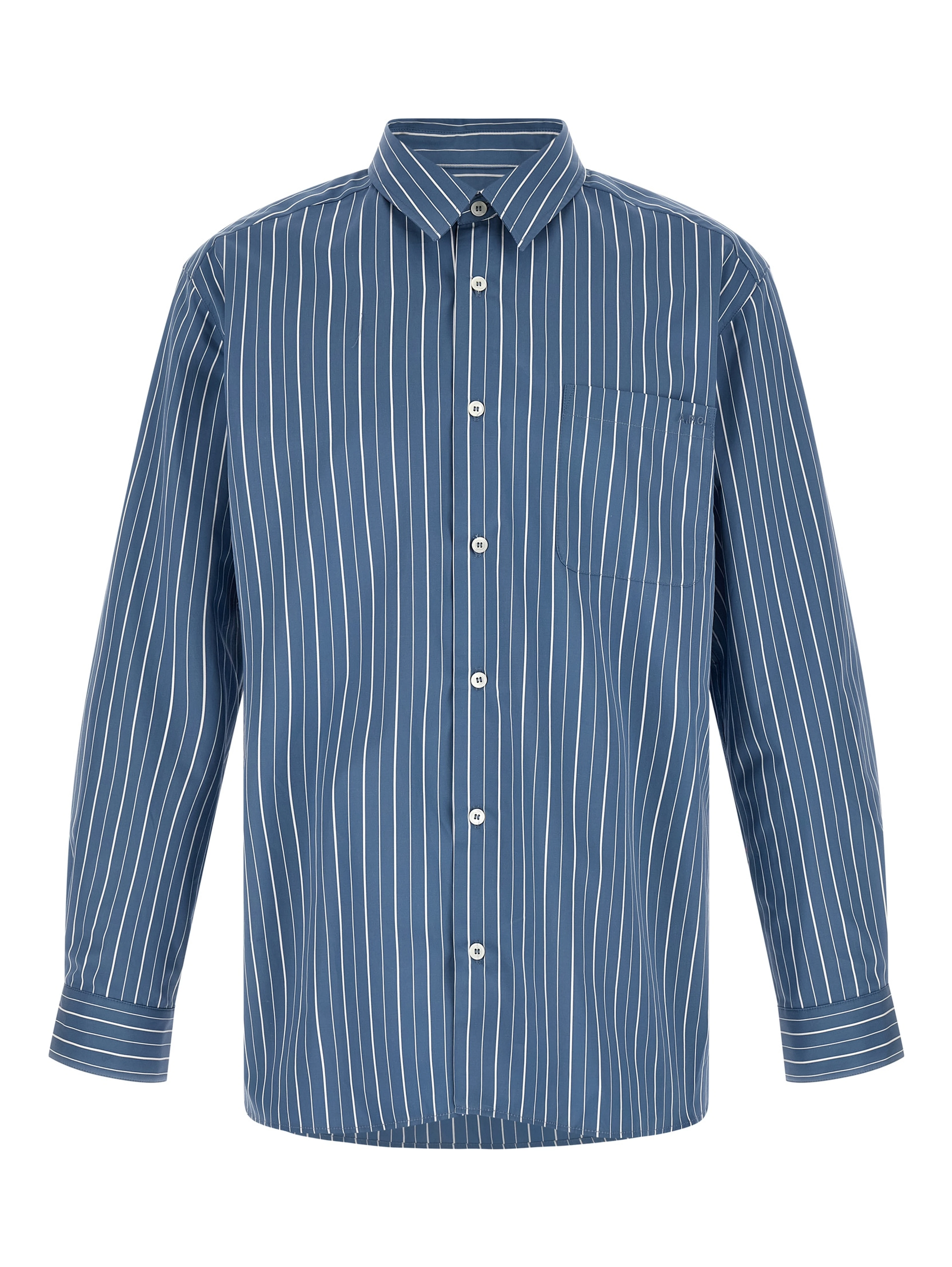 Blue Cotton Blouse