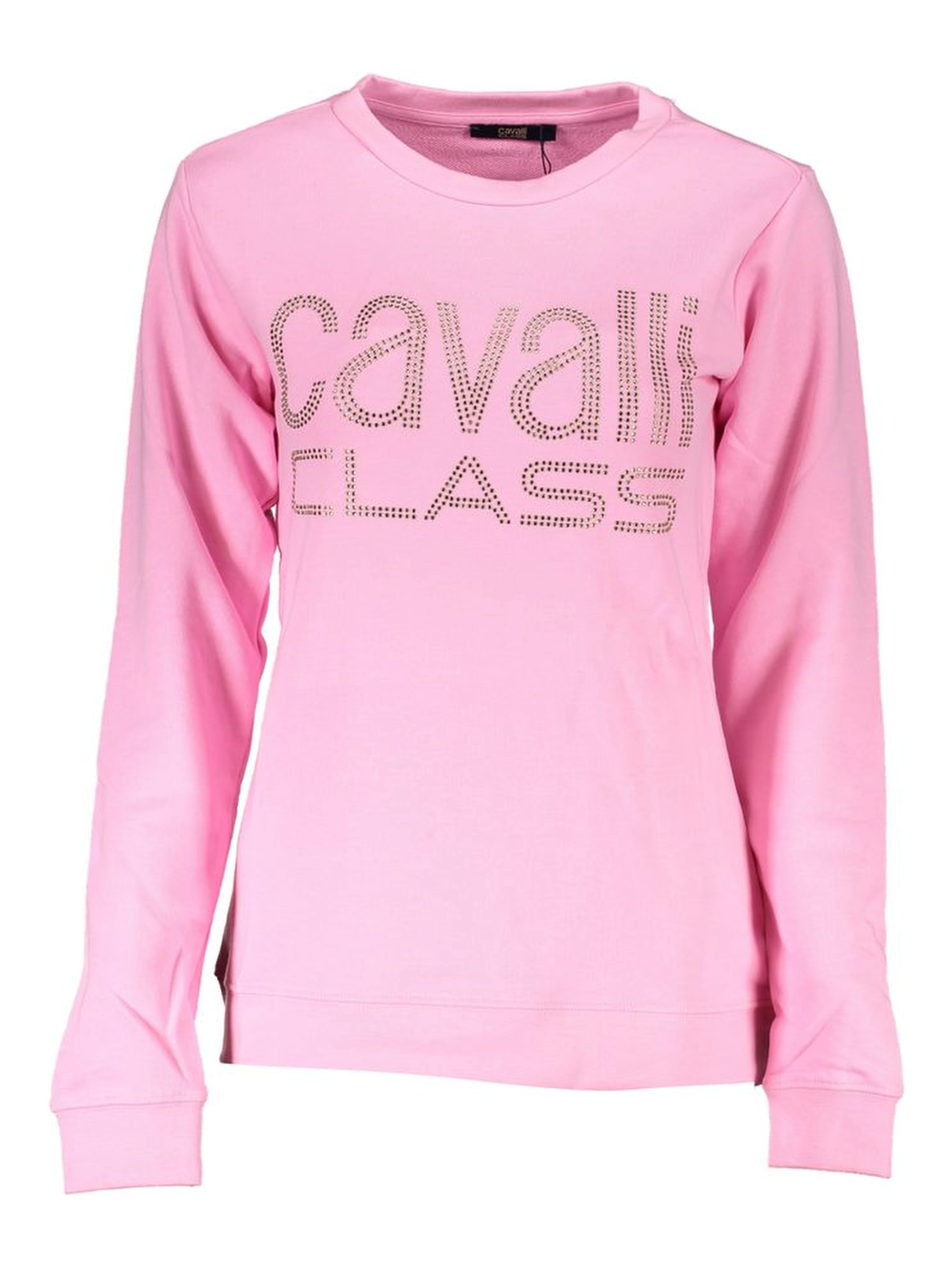 Pink Cotton Womens Sweatshirt
