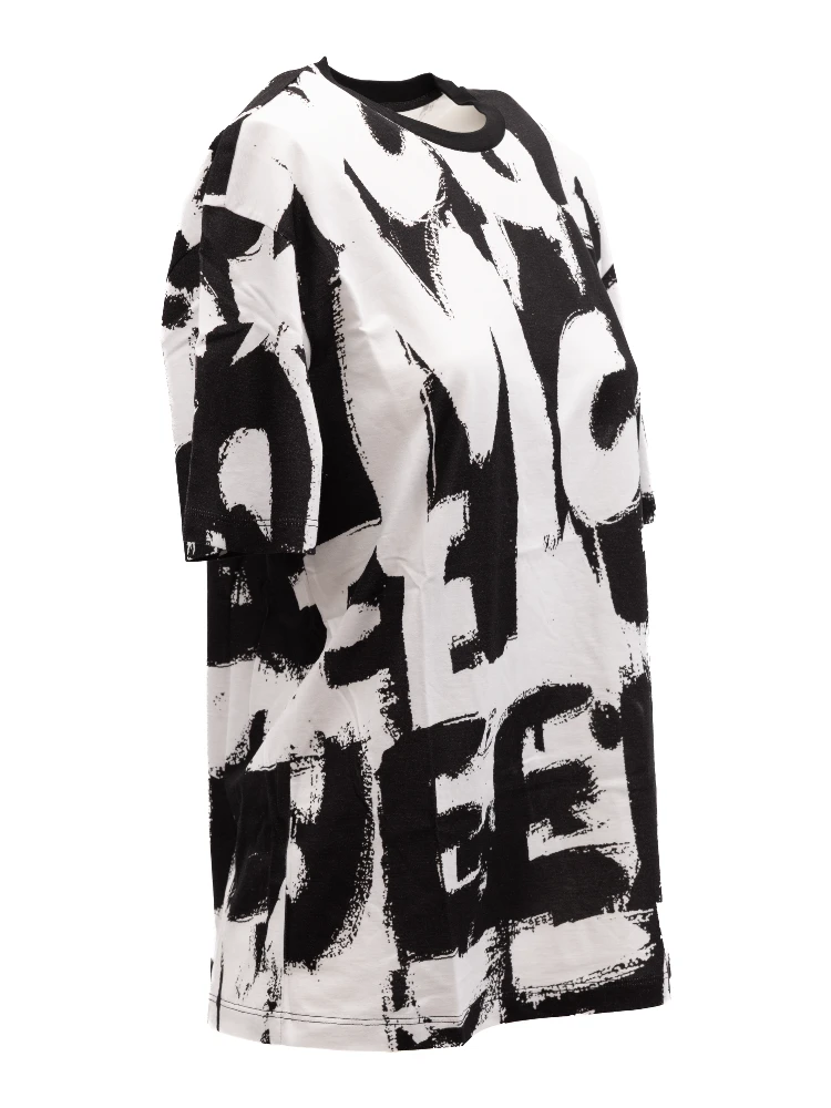 Black and White Cotton T-shirt alternative