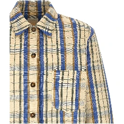 Bicolor Cotton Blouse