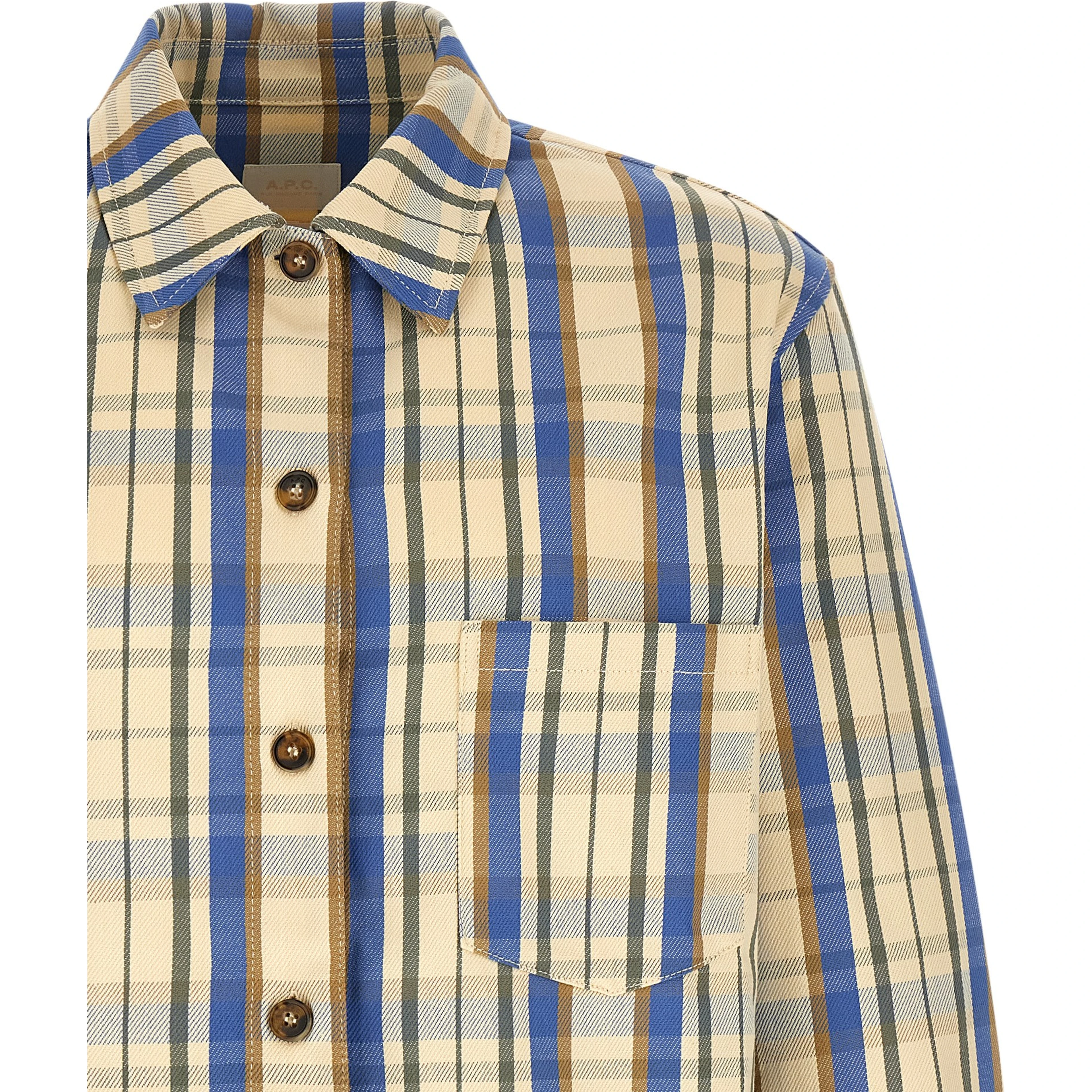 Bicolor Cotton Blouse