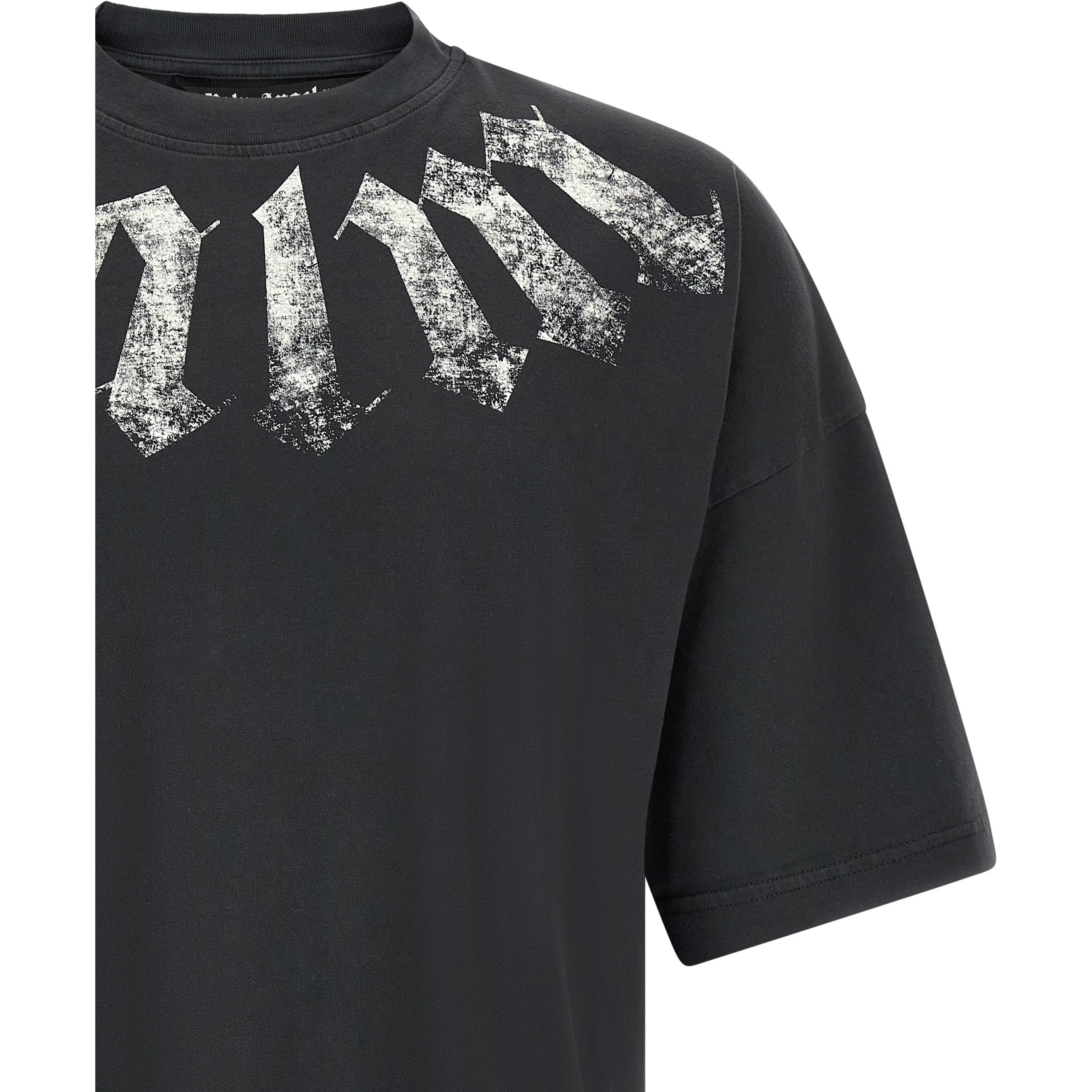 Black Cotton T-Shirt