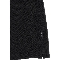 Black Cotton Polo Shirt