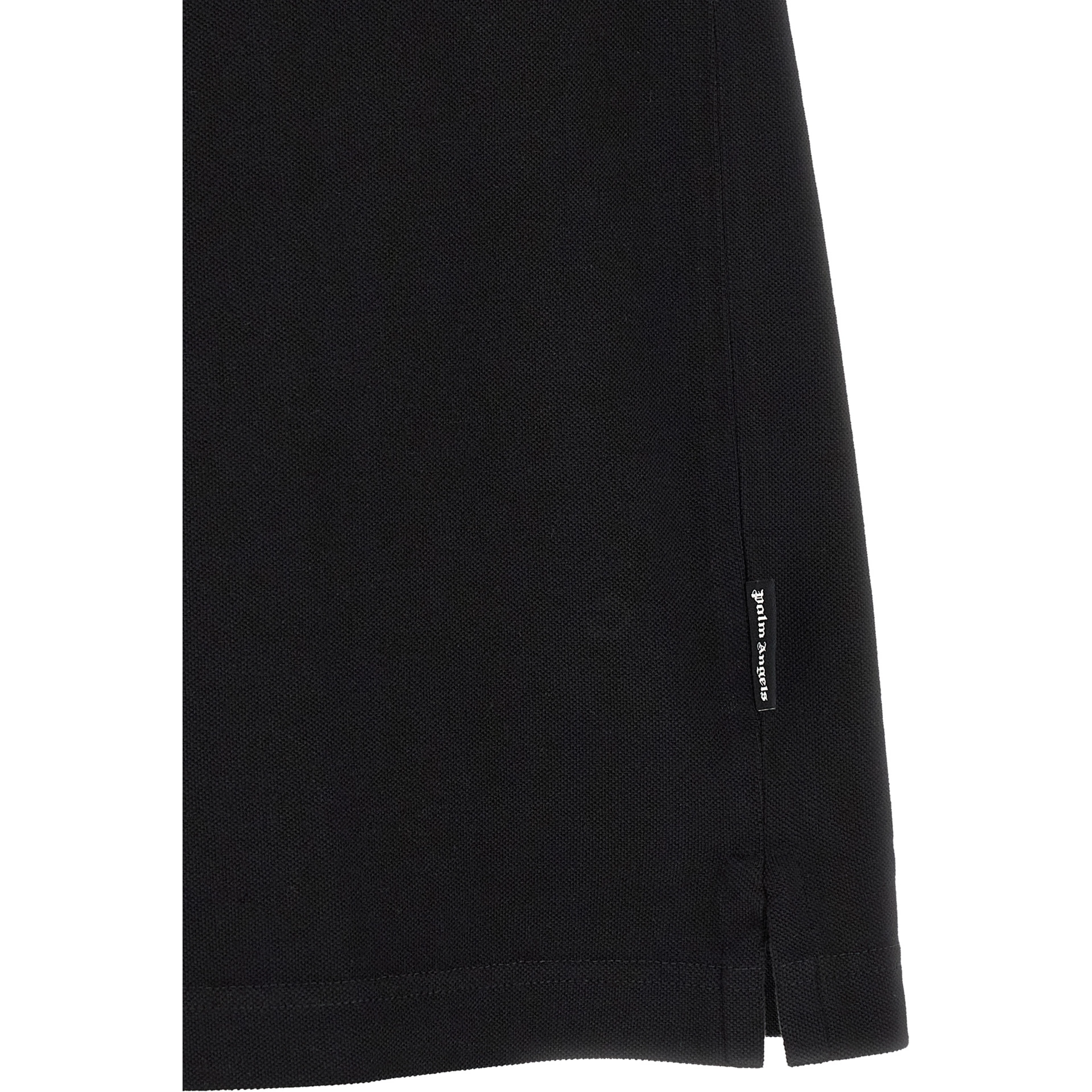 Black Cotton Polo Shirt